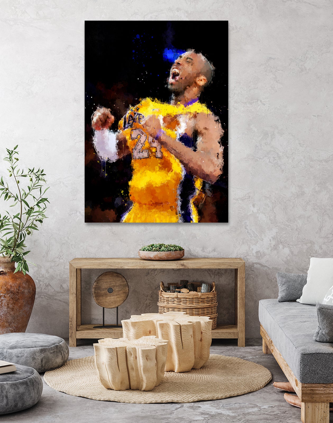 MAMBA HUSTLE PLAYS by Eysmael Quisora on GIANT ART - black digital painting