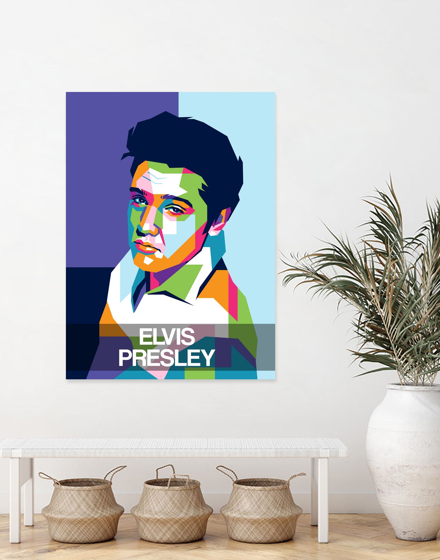 Elvis Presley by Art Style on GIANT ART - white digital drawing