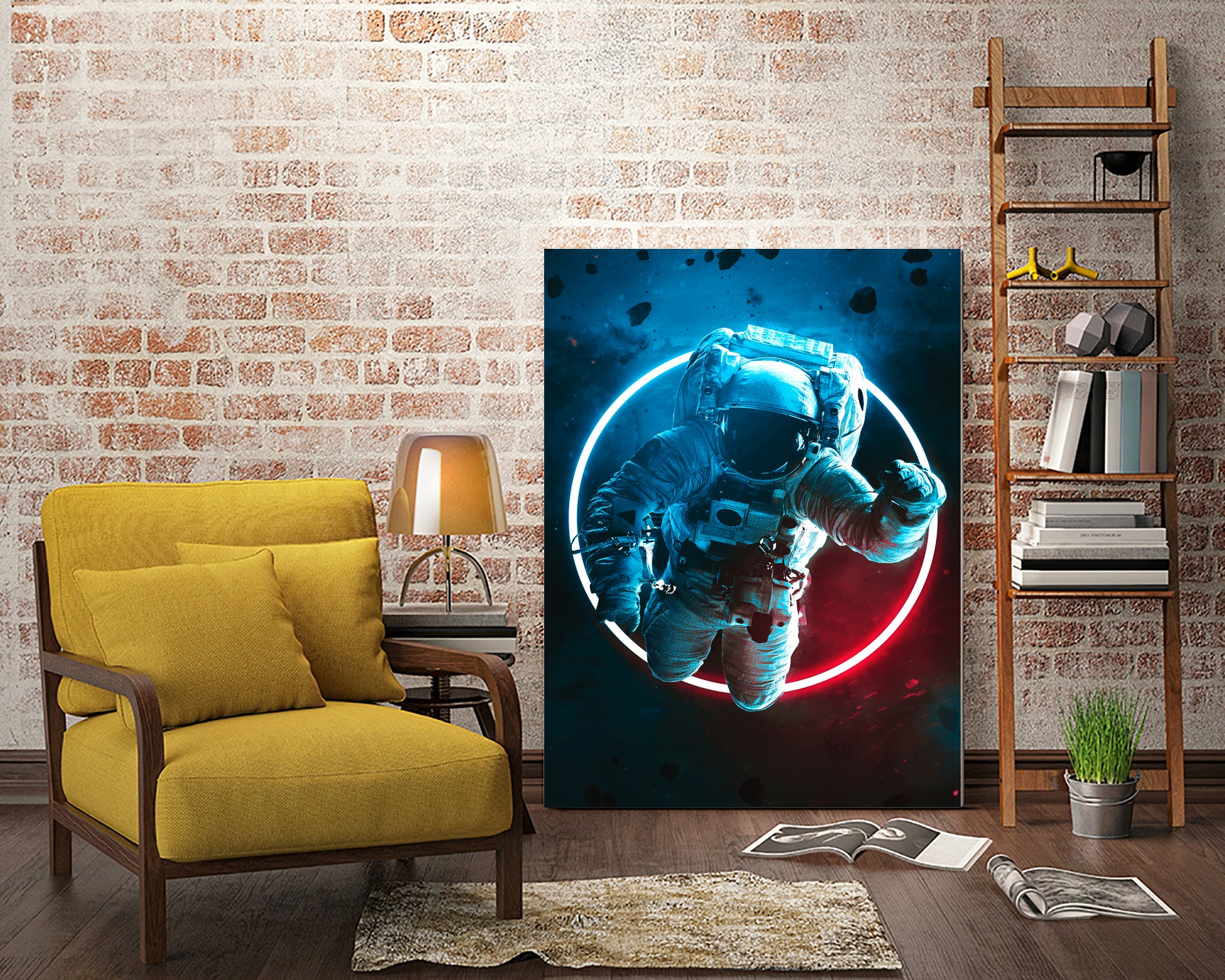 Lost in space by Sara Kamal on GIANT ART - black photo illustration