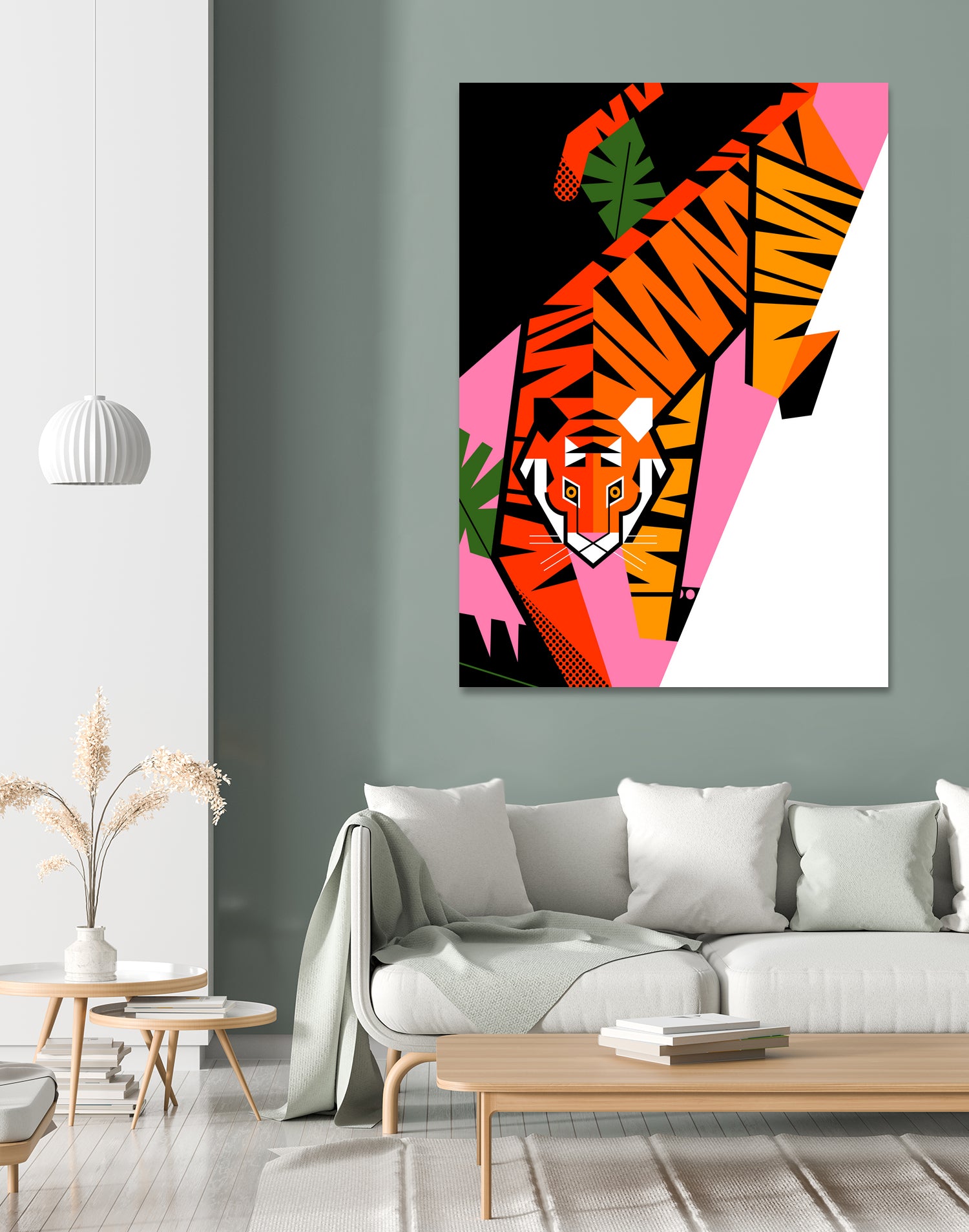 Tiger by 2BROS Creative on GIANT ART - white digital drawing