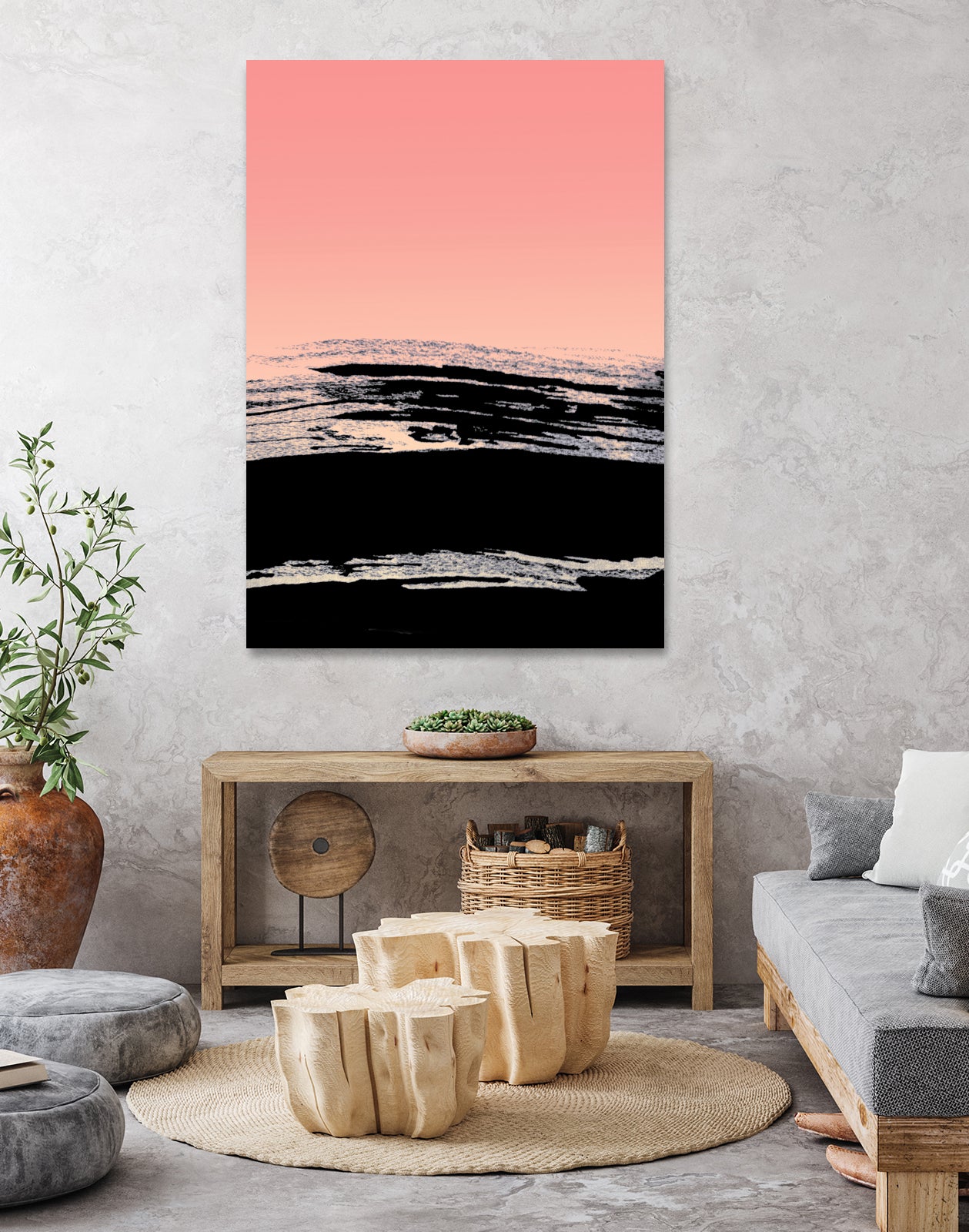 abstract rose by Jana Gerstenmaier on GIANT ART - orange digital painting