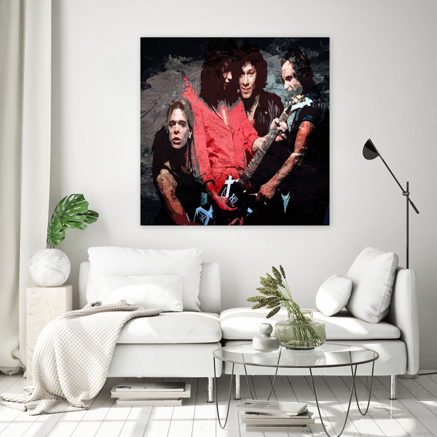 Van halen the band legend by Shohib project on GIANT ART - white digital painting