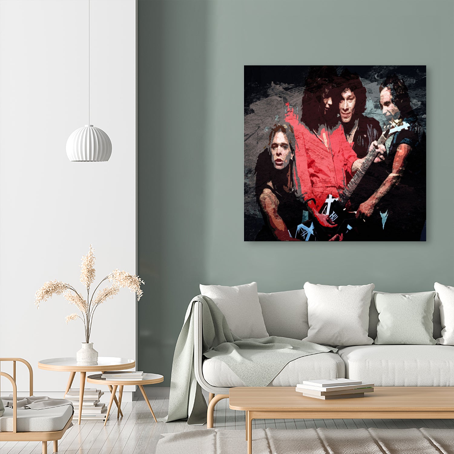 Van halen the band legend by Shohib project on GIANT ART - white digital painting