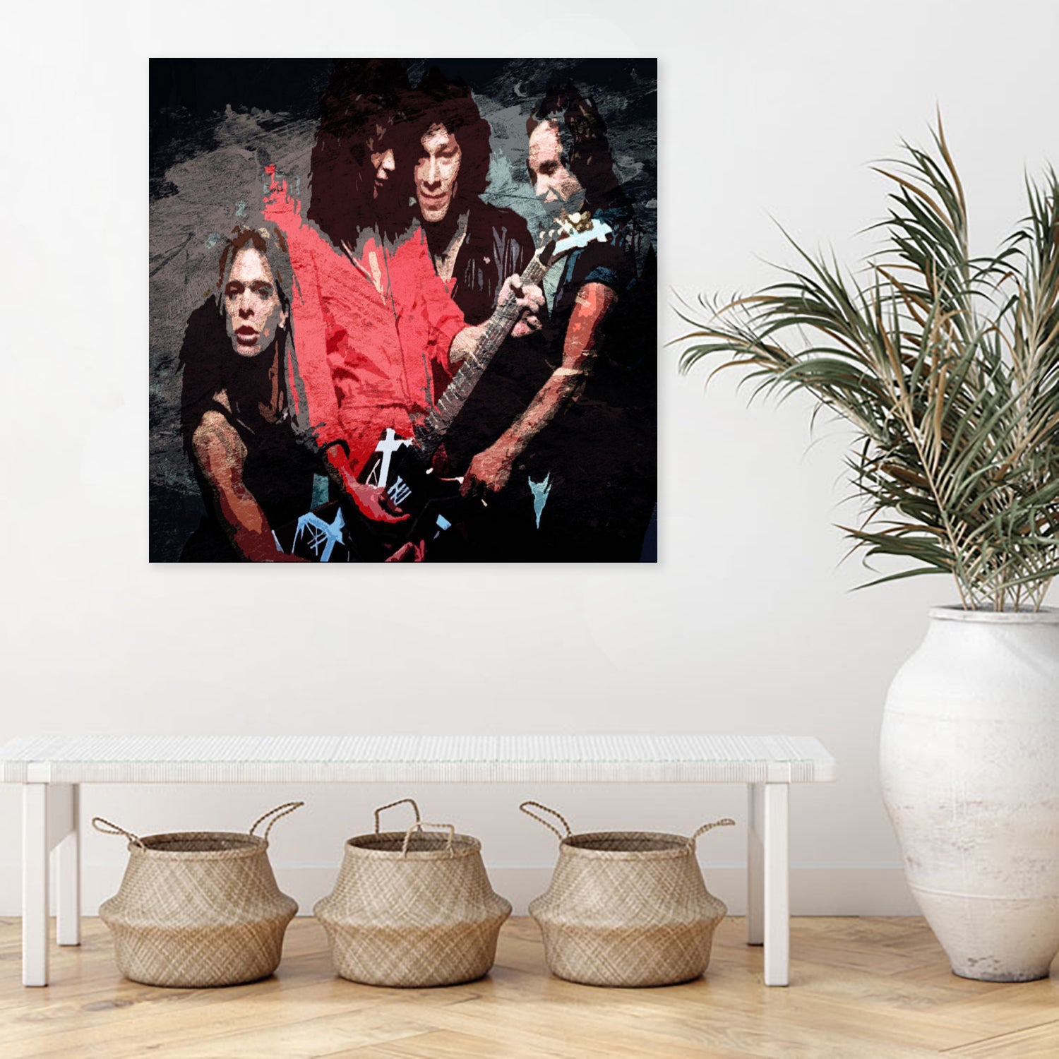 Van halen the band legend by Shohib project on GIANT ART - white digital painting