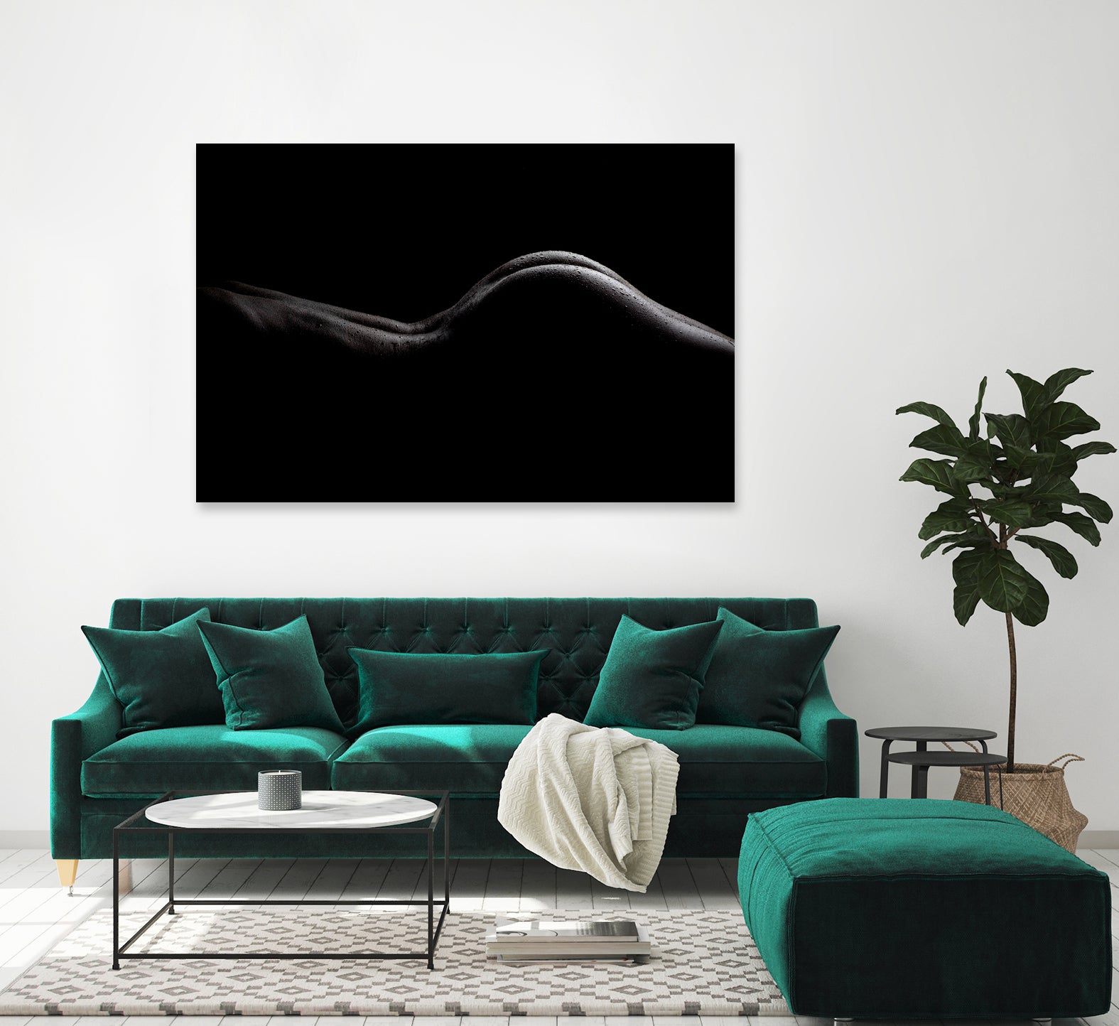 Dark butt by Zdenek Kintr on GIANT ART - black photo illustration