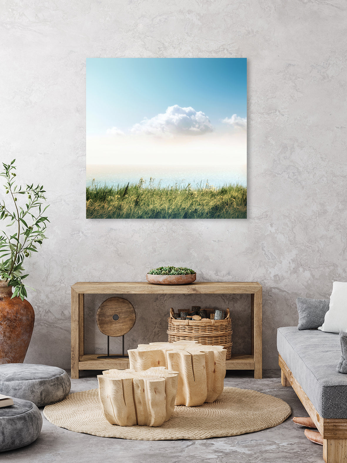 Miyazaki by Dmitry Belousov on GIANT ART - green photo illustration