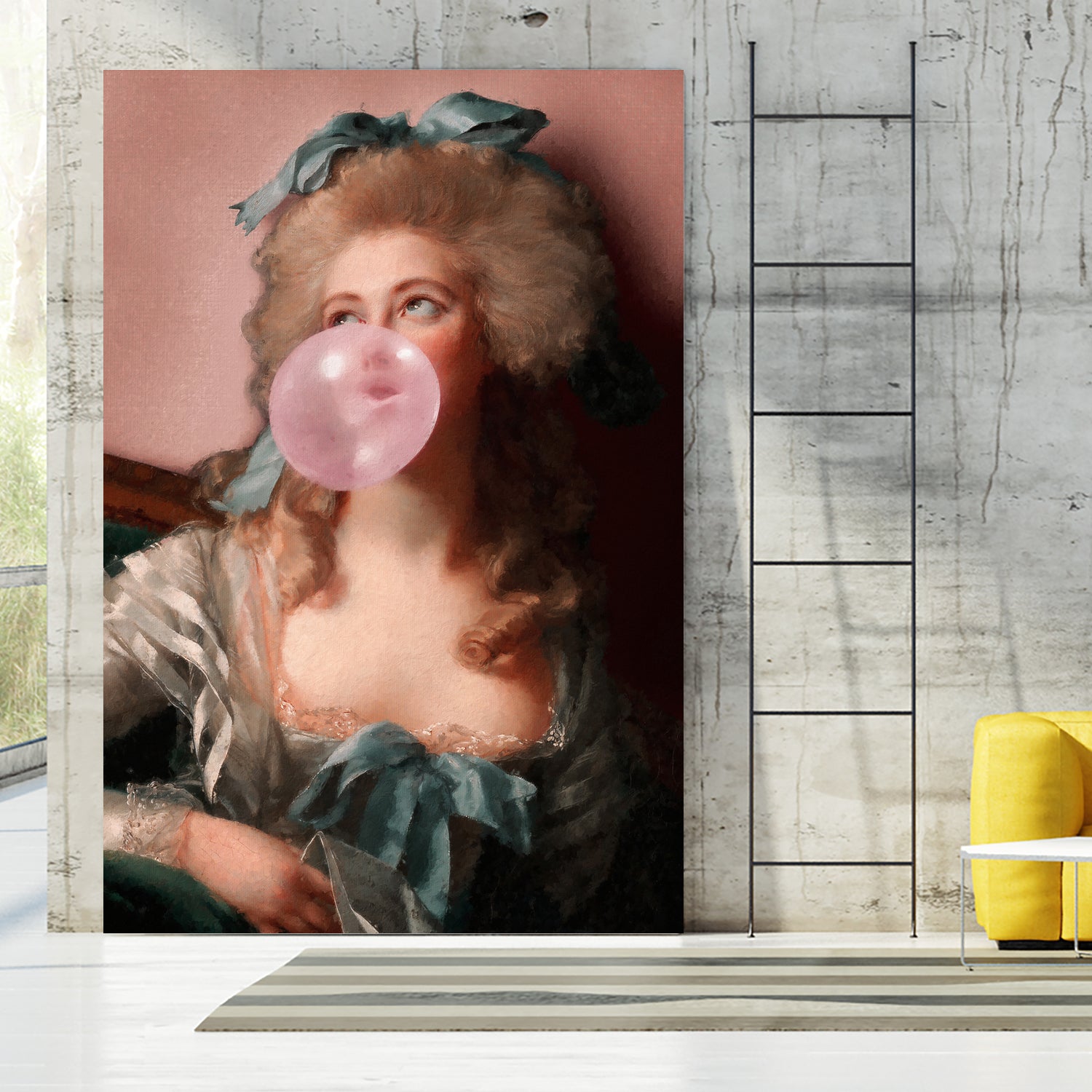 BUBBLEGUM PRINCESS by Jonas Loose on GIANT ART - pink photo manipulation