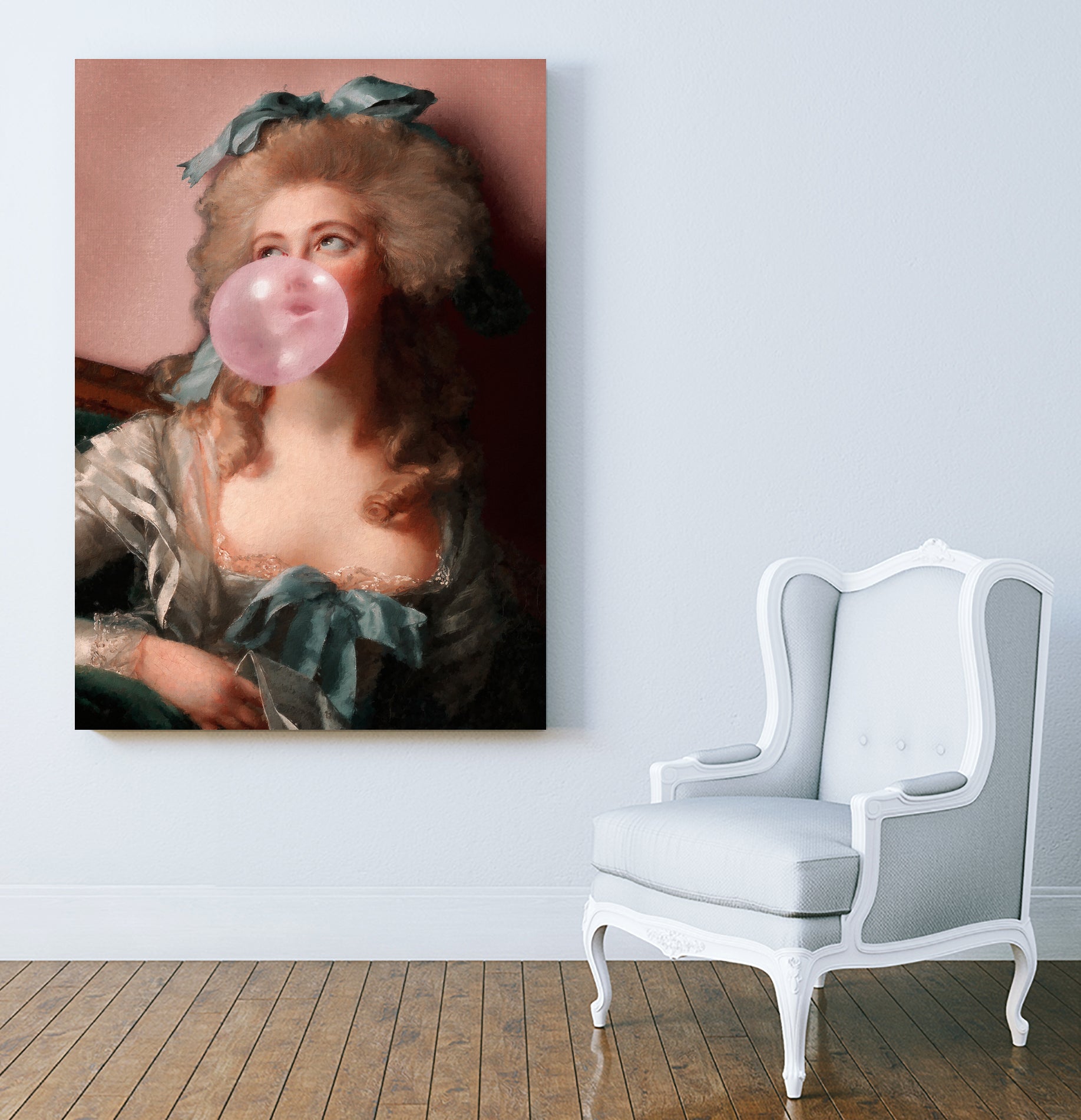 BUBBLEGUM PRINCESS by Jonas Loose on GIANT ART - pink photo manipulation