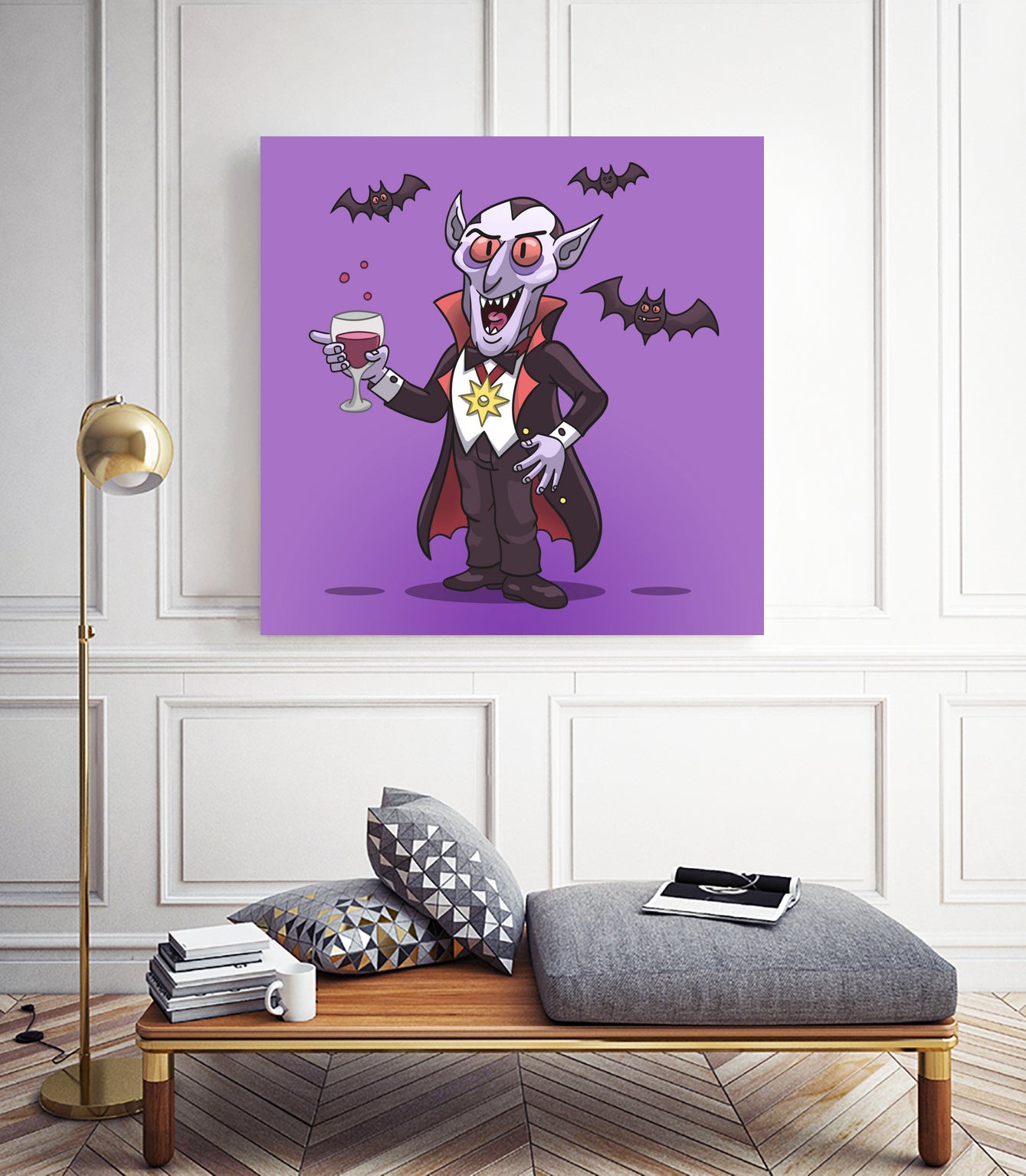 Vampire by Matias Molusko on GIANT ART - fuchsia digital drawing