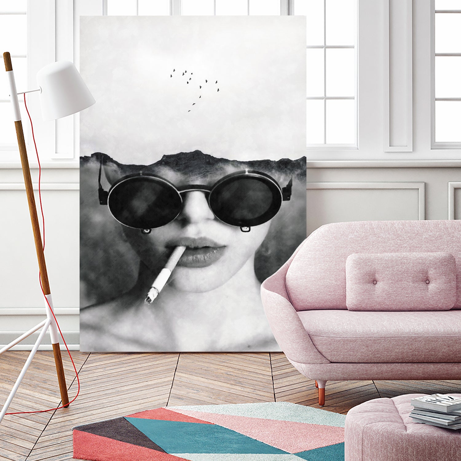 Dreams and cigarettes by Menelaos Trompoukis on GIANT ART - gray digital painting