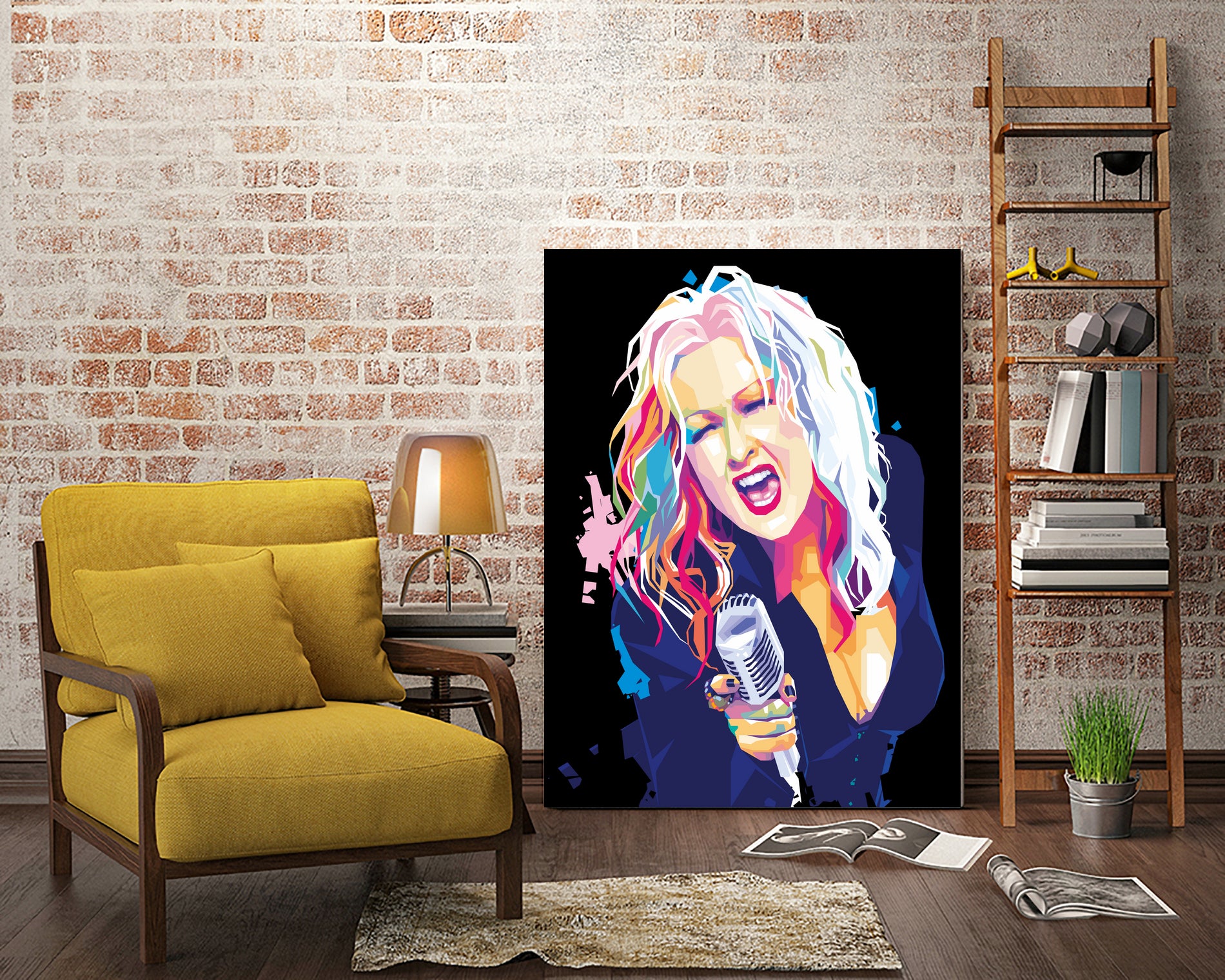 Cyndi Lauper by Deni Rahayu on GIANT ART - white digital drawing