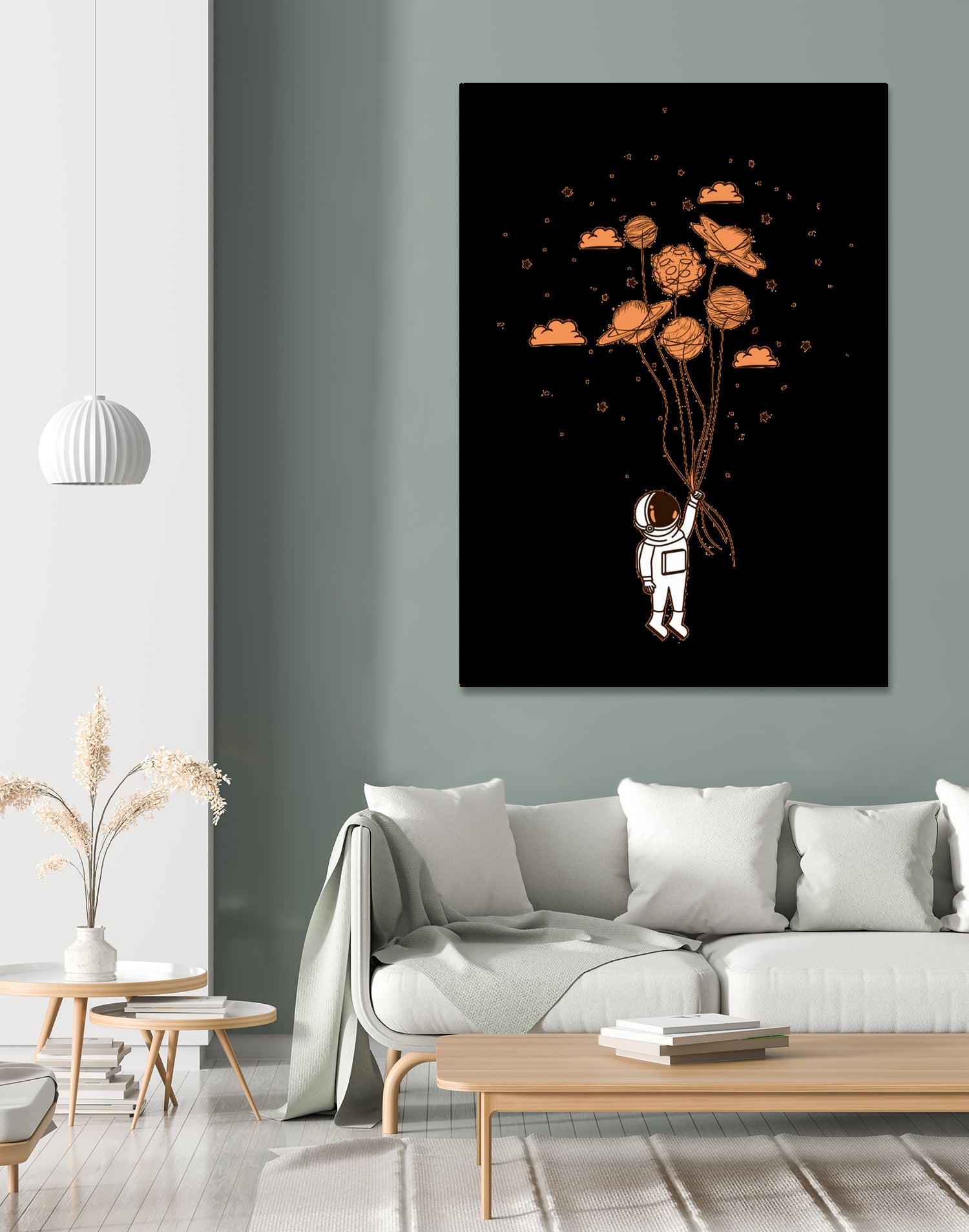 astronaut by diana stephanie on GIANT ART - orange character design