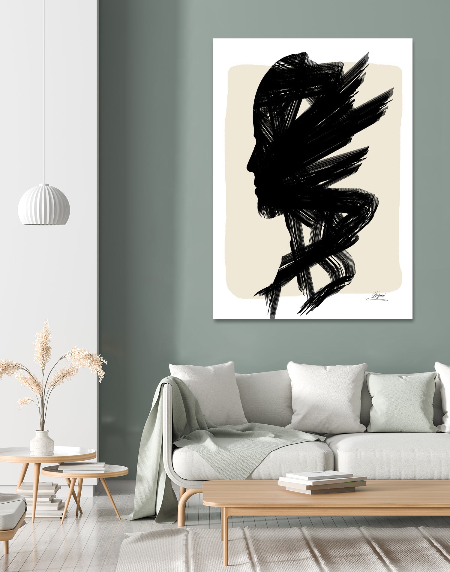 Aopeli-GloryPaint Figures Collection by Chrysafia Vogiatzi on GIANT ART - black digital painting