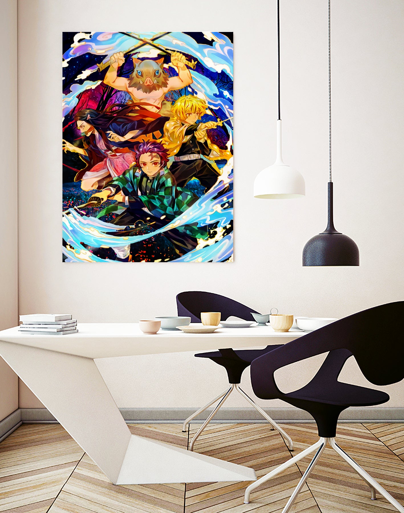 Demon Slayer Team by Christian Velazquez on GIANT ART - orange digital painting