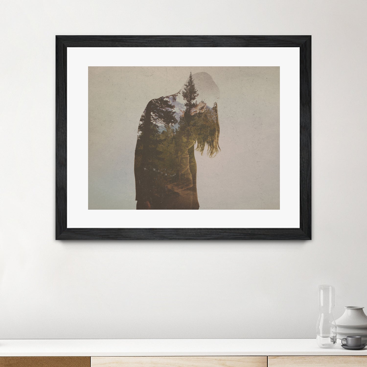 Inside Out by David Iwane on GIANT ART - brown photo illustration