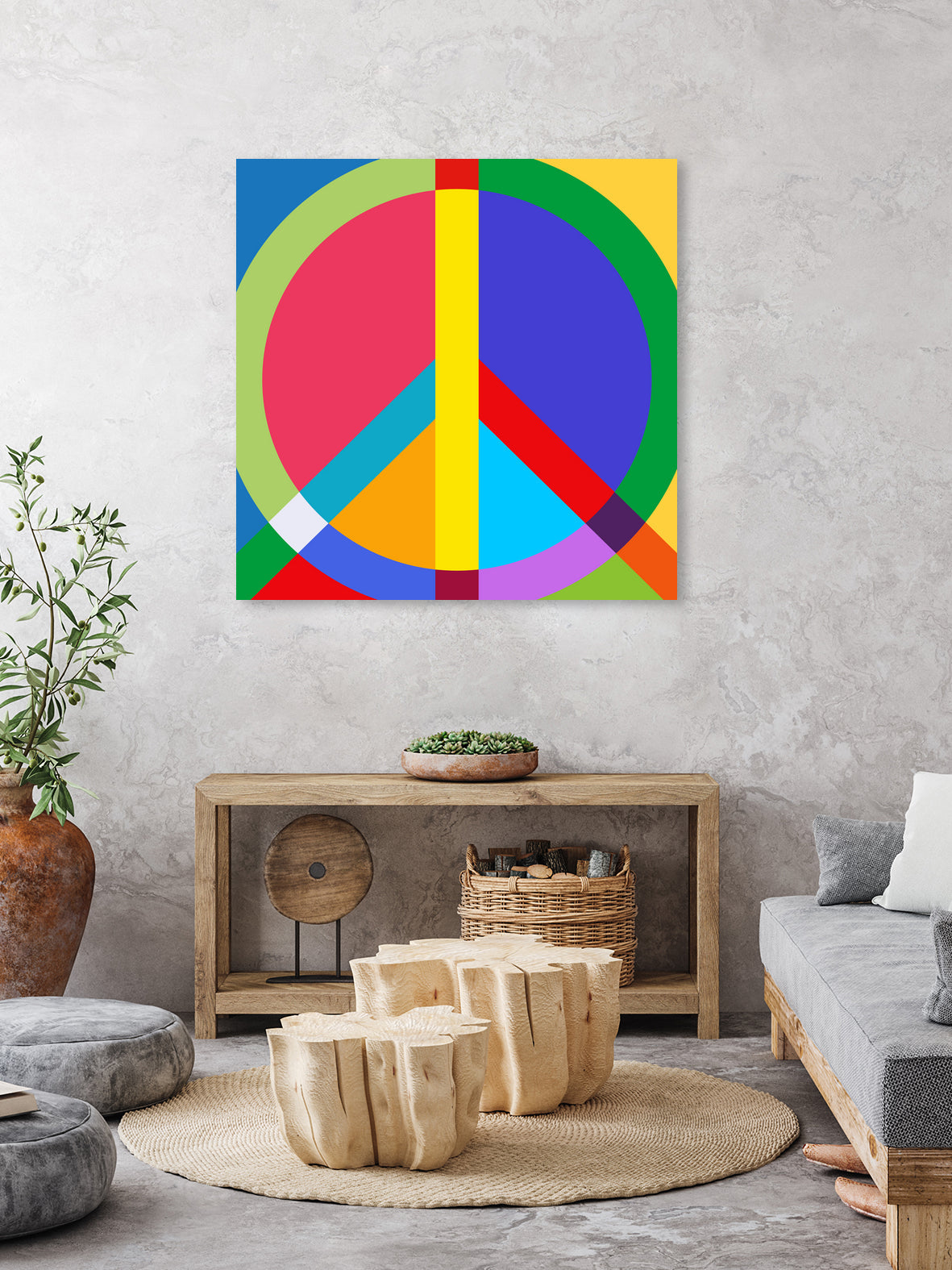 Peace, Love, Unity. by Philippe Intraligi on GIANT ART - red digital drawing
