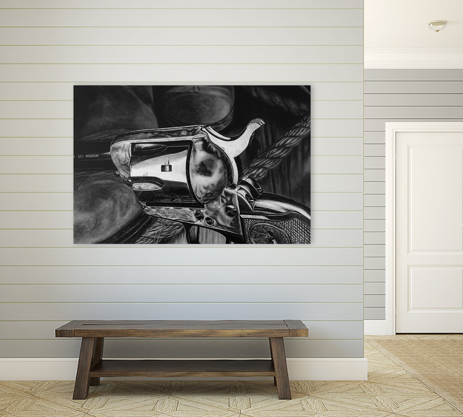 Wild West II B/W by João Bello on GIANT ART - black mixed media