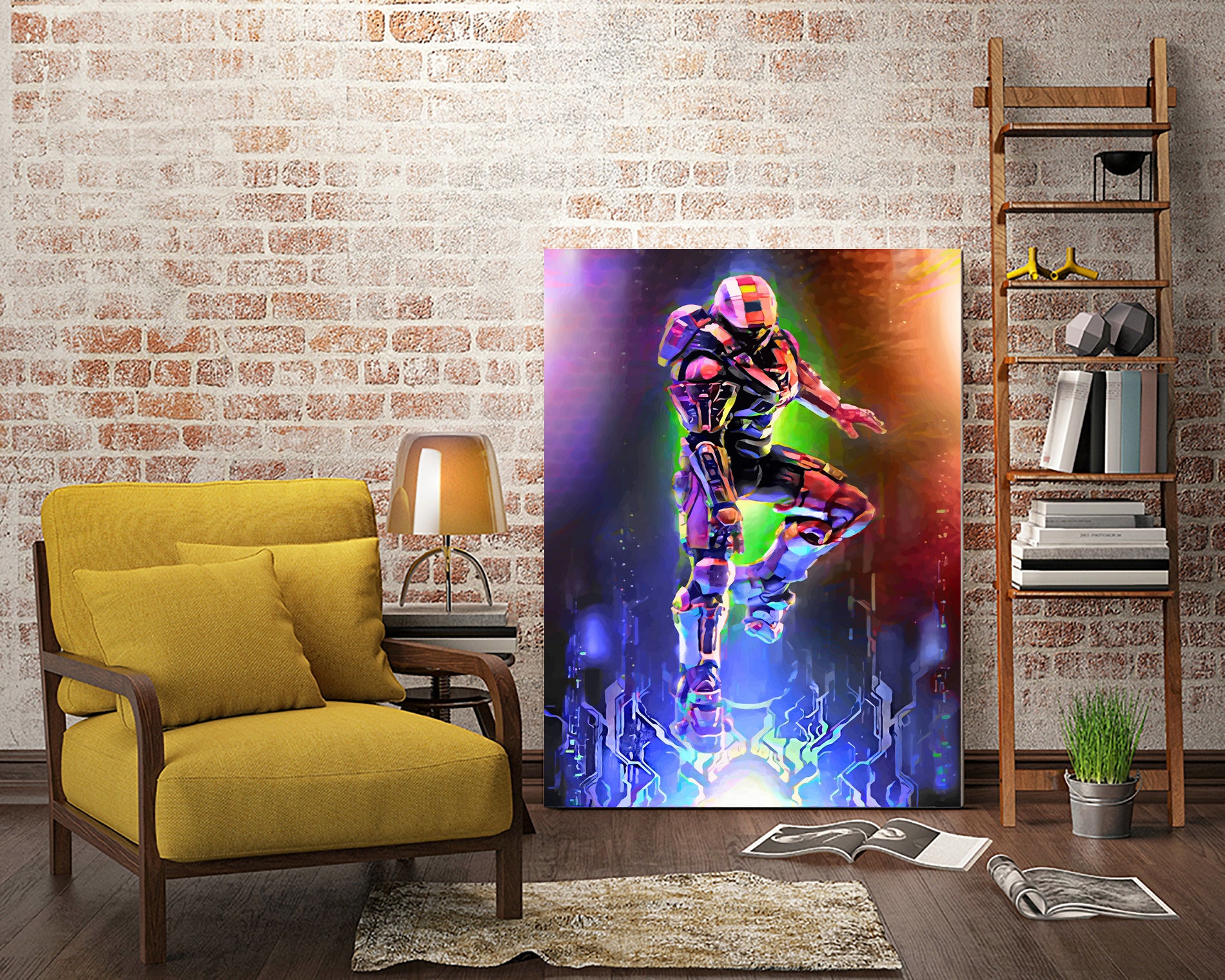 Spartan's Lights by Christian Velazquez on GIANT ART - fuchsia game design