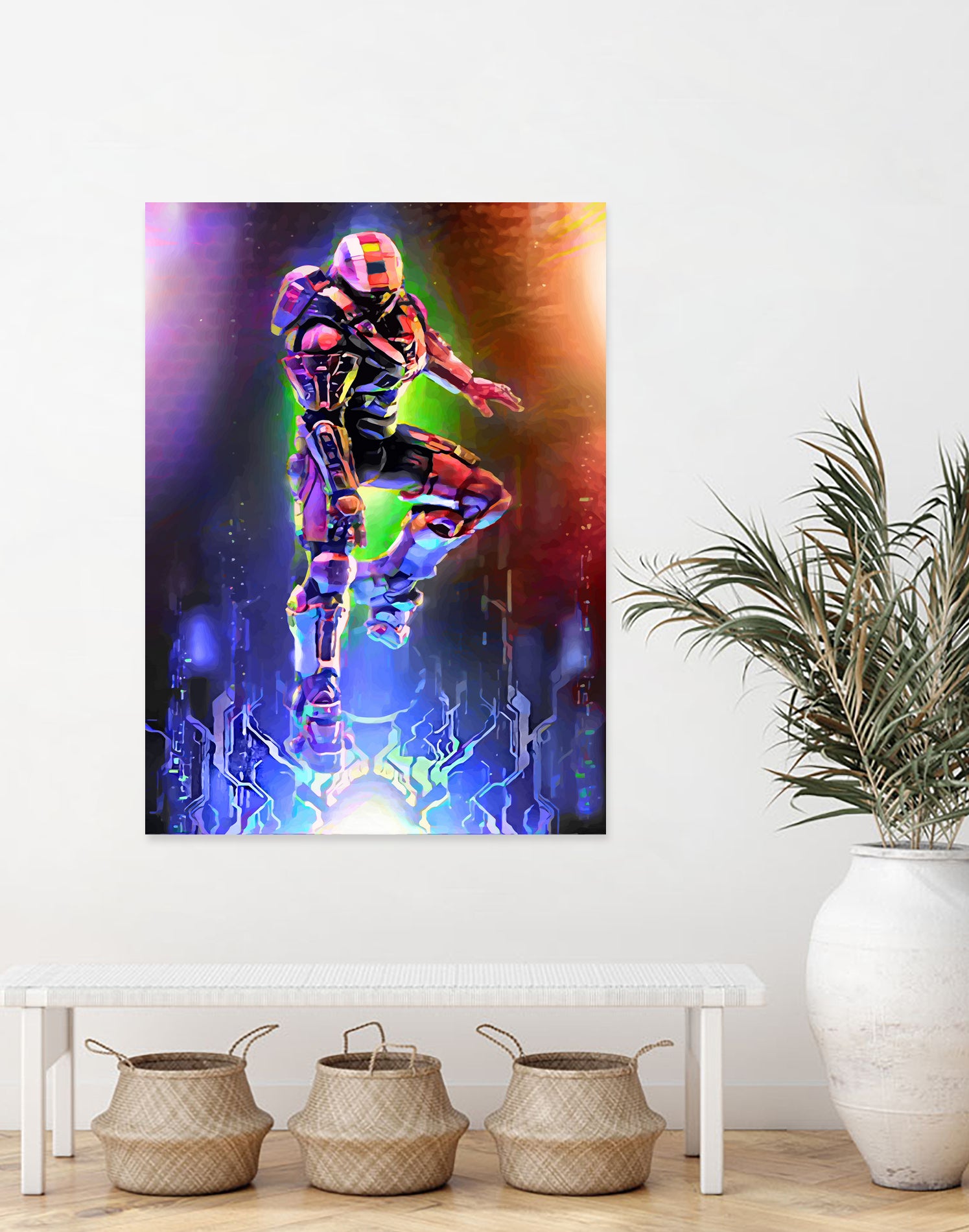 Spartan's Lights by Christian Velazquez on GIANT ART - fuchsia game design