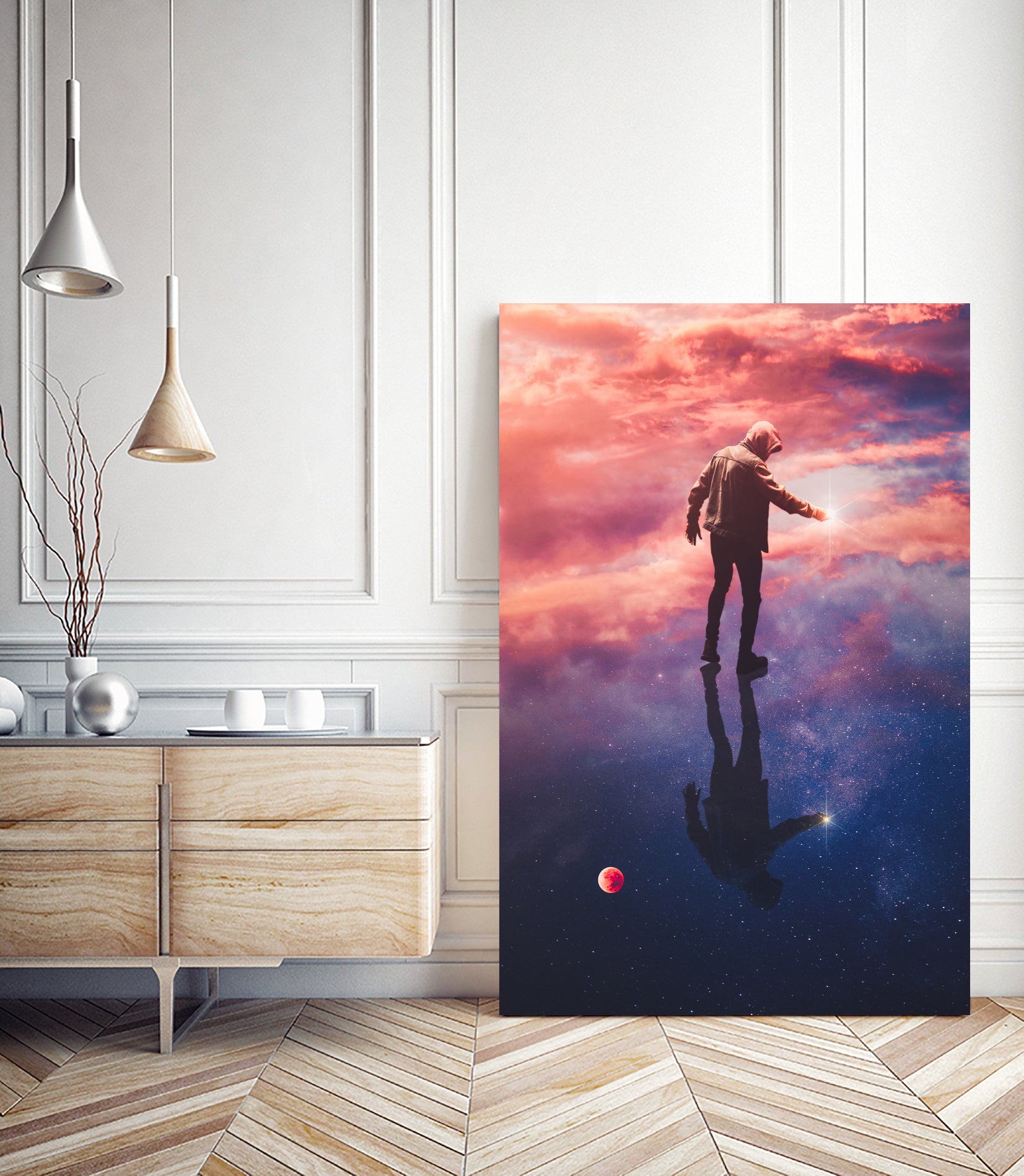 Star Catcher by Annisa Tiara Utami on GIANT ART - fuchsia photo manipulation