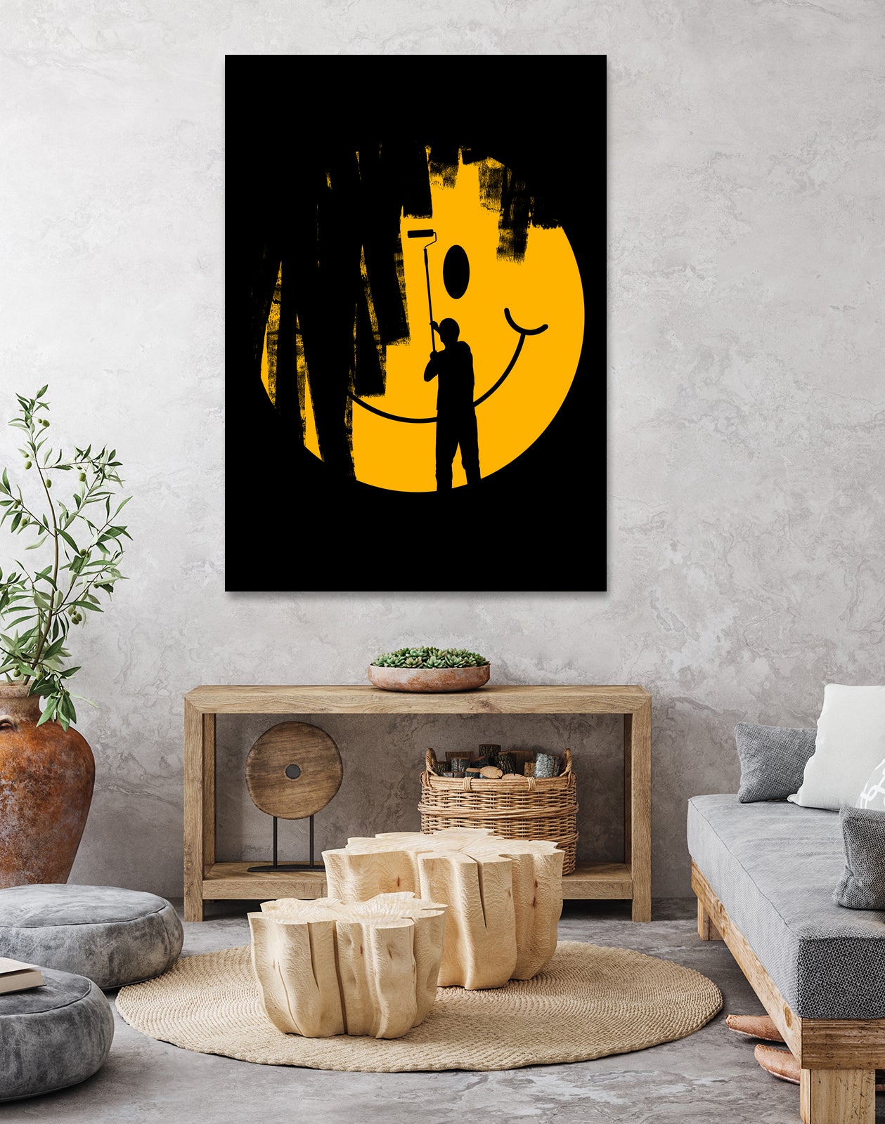 Unhappy by rob dobi on GIANT ART - yellow digital drawing