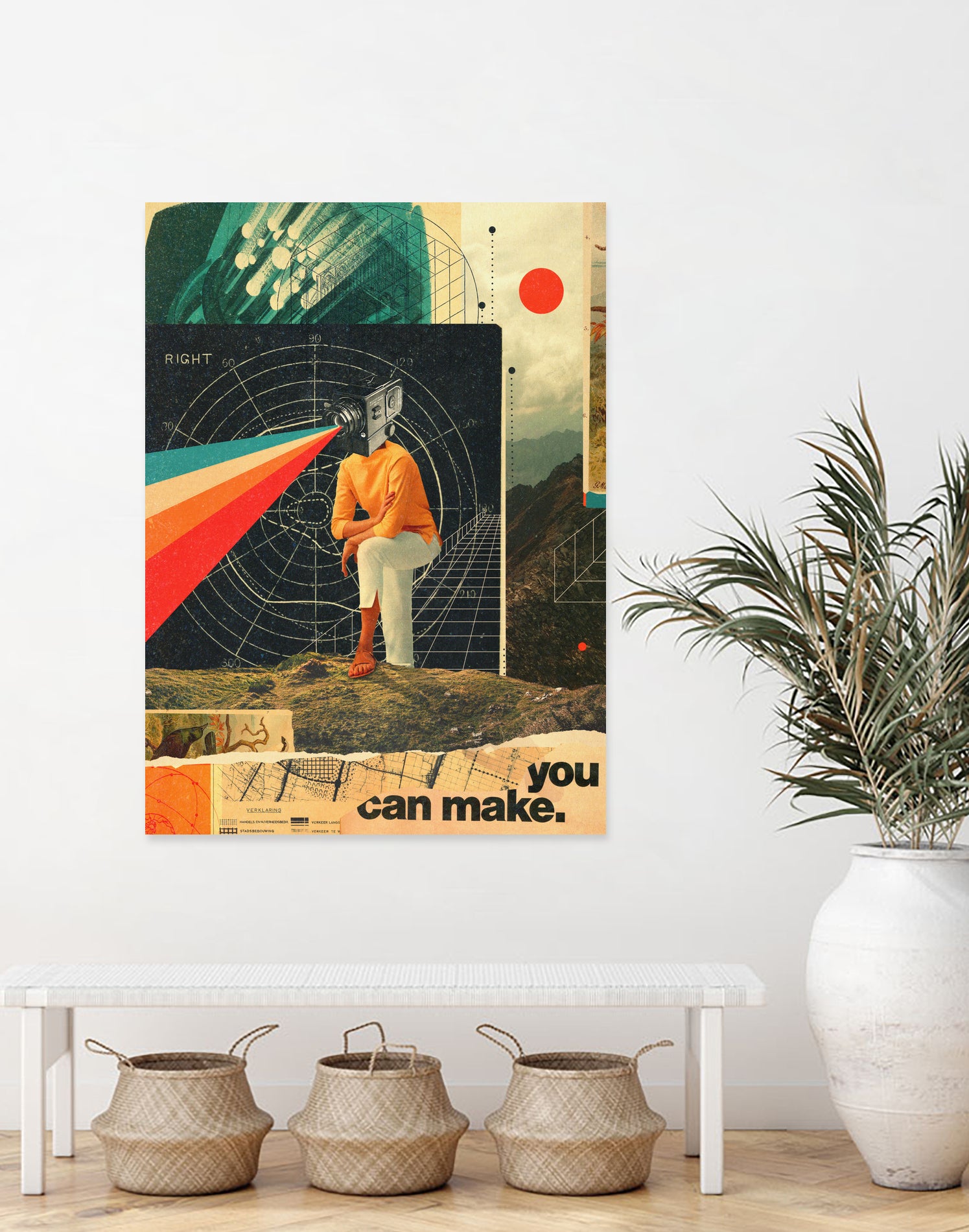 You can Make it Right by Frank Moth on GIANT ART - yellow photo illustration