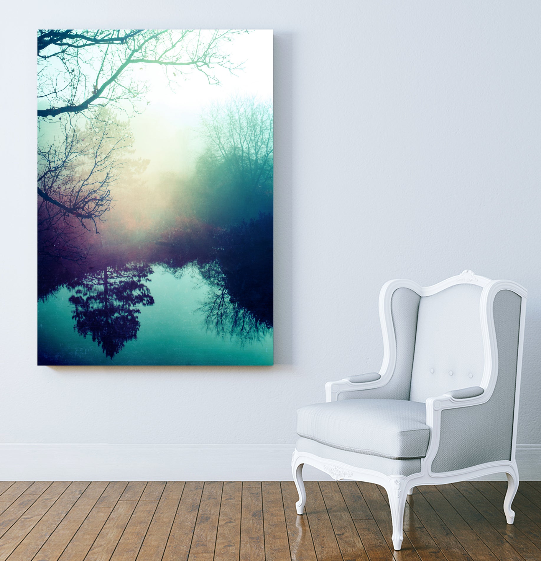 Autumn Fog by Kristin Hunt on GIANT ART - blue processing/programming