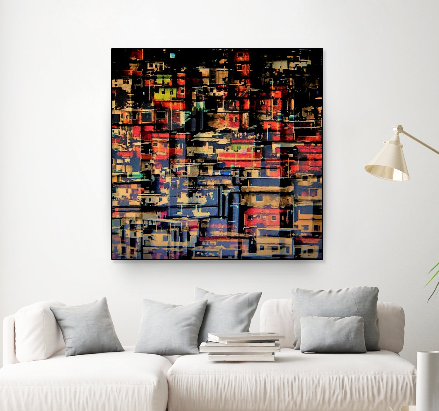 Favela - Brazil by Antonio Saraiva on GIANT ART - brown photo manipulation