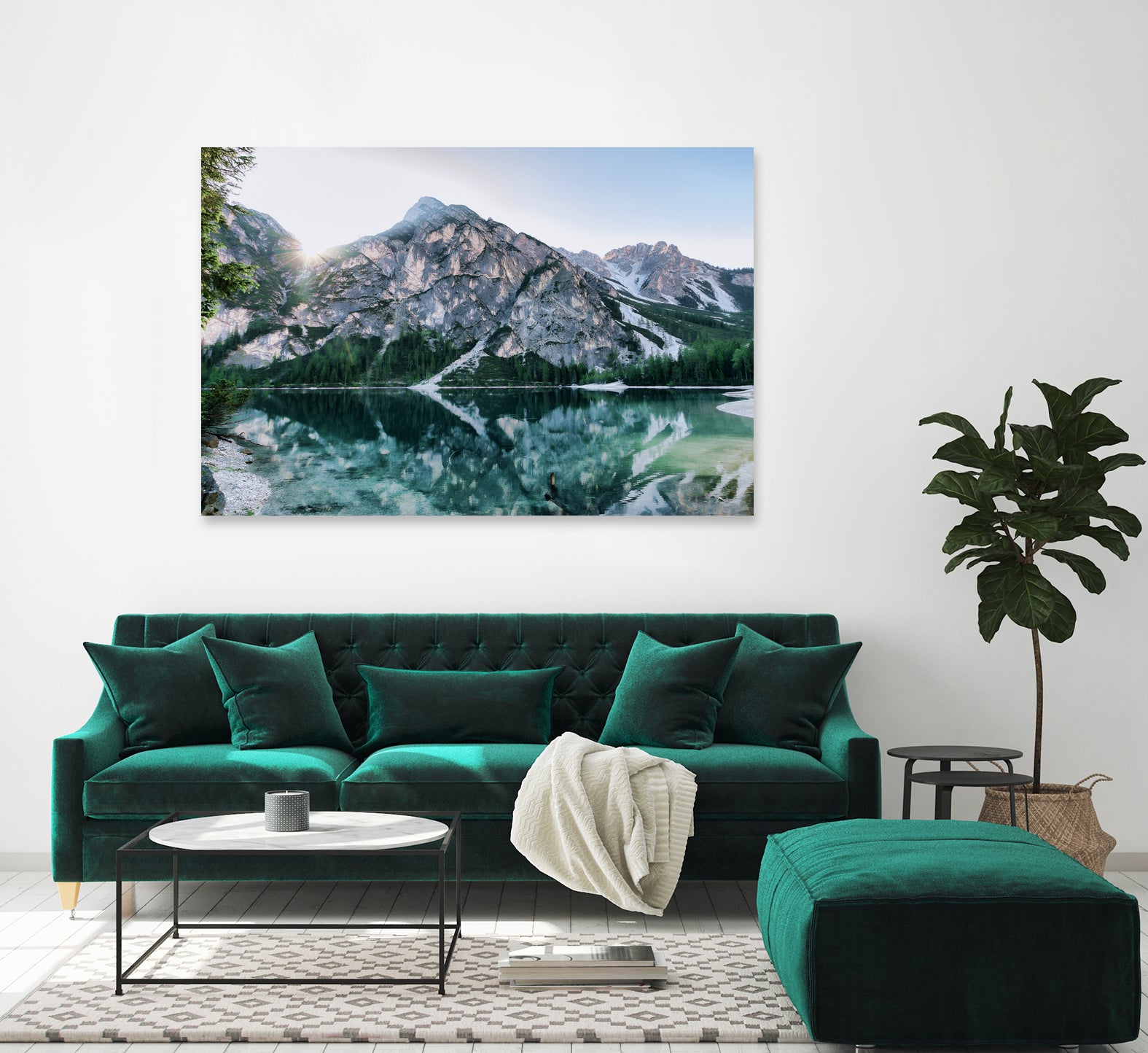 Scenic View of the Mountains by Mohd Azhari Enuar on GIANT ART - blue photo manipulation