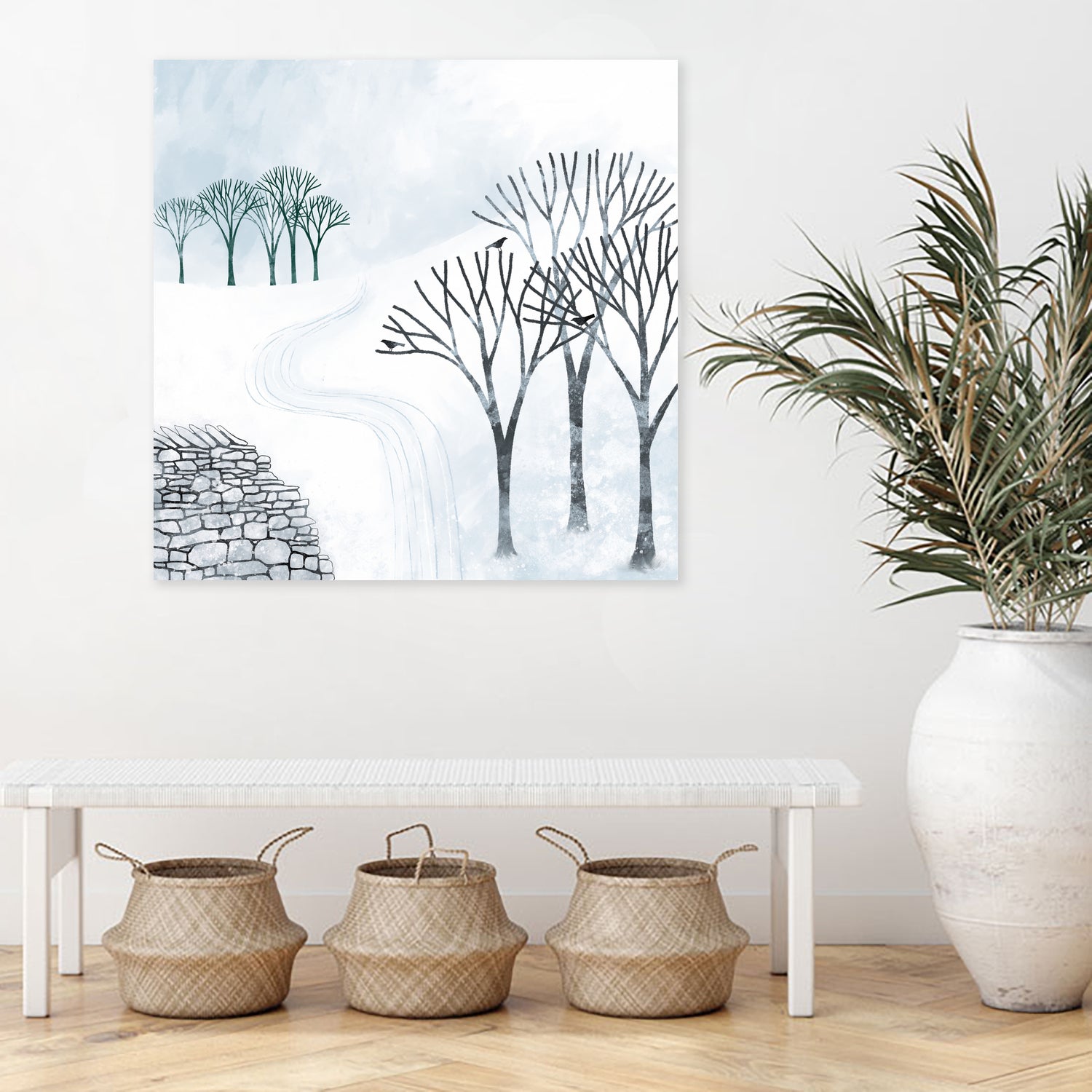 More Snow to Come by Nic Squirrell on GIANT ART - white digital painting