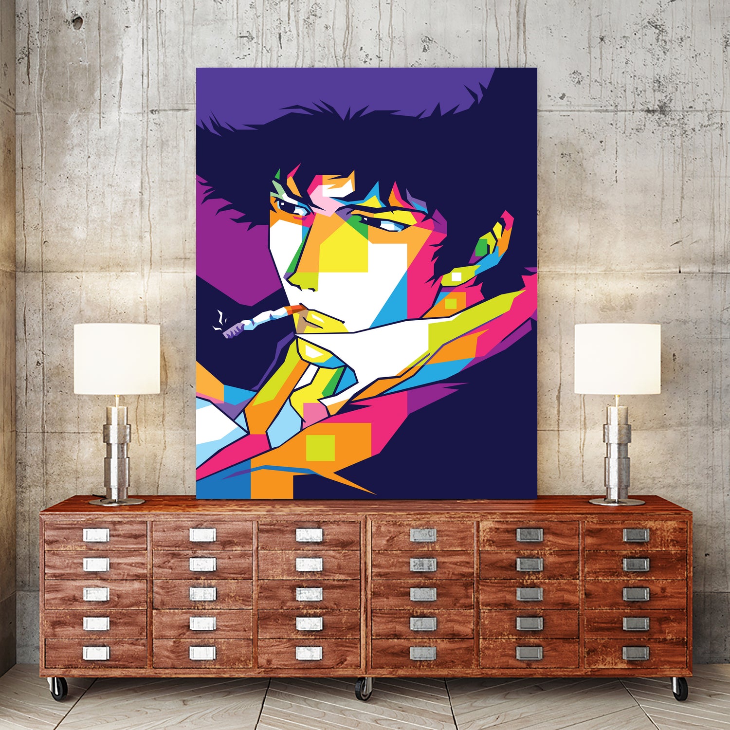 Spike Spiegel by Art Style on GIANT ART - white digital painting