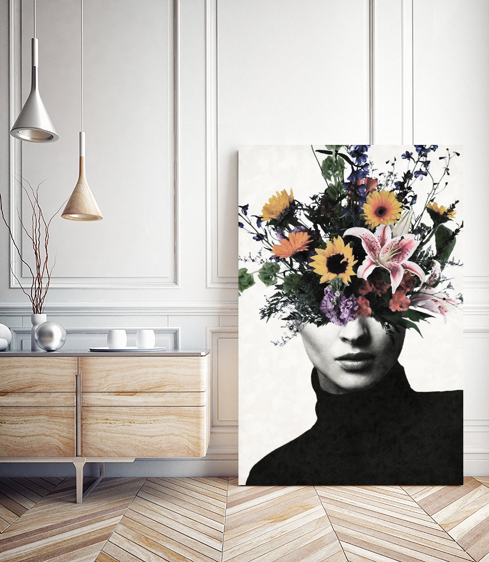 Surreal bloom by Menelaos Trompoukis on GIANT ART - brown digital painting