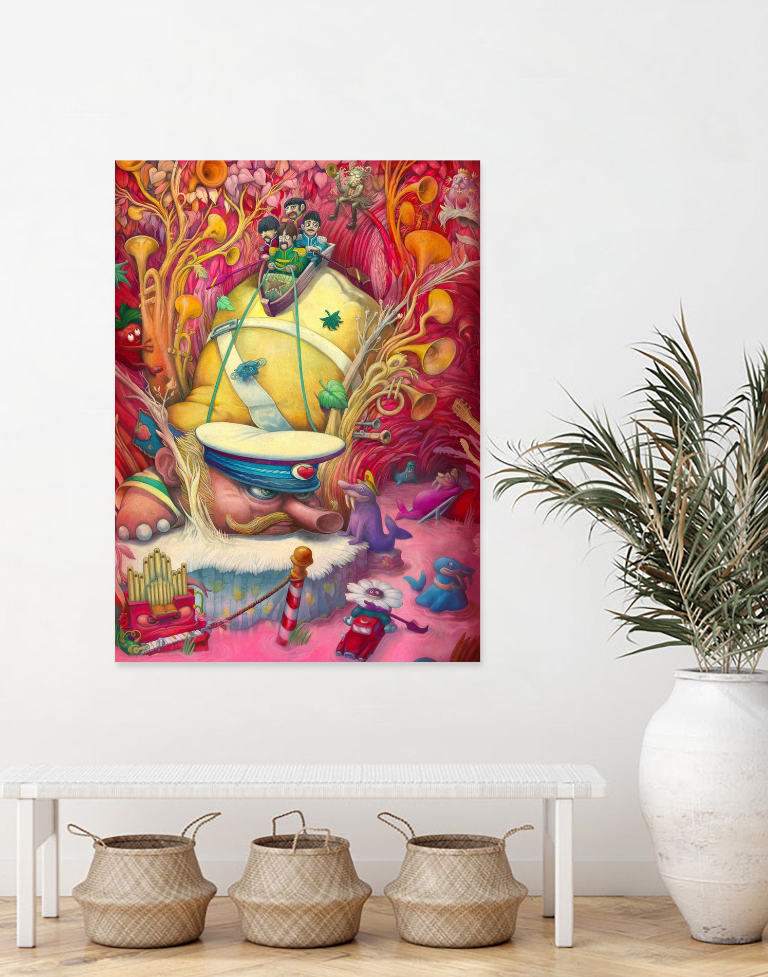 the Sergeant by Roberto Grassilli on GIANT ART - red mixed media