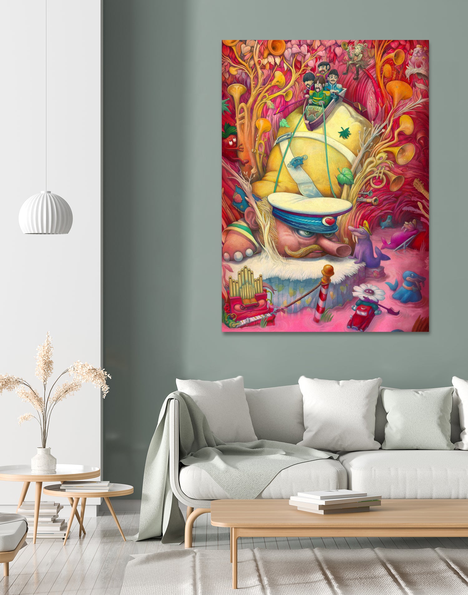 the Sergeant by Roberto Grassilli on GIANT ART - red mixed media