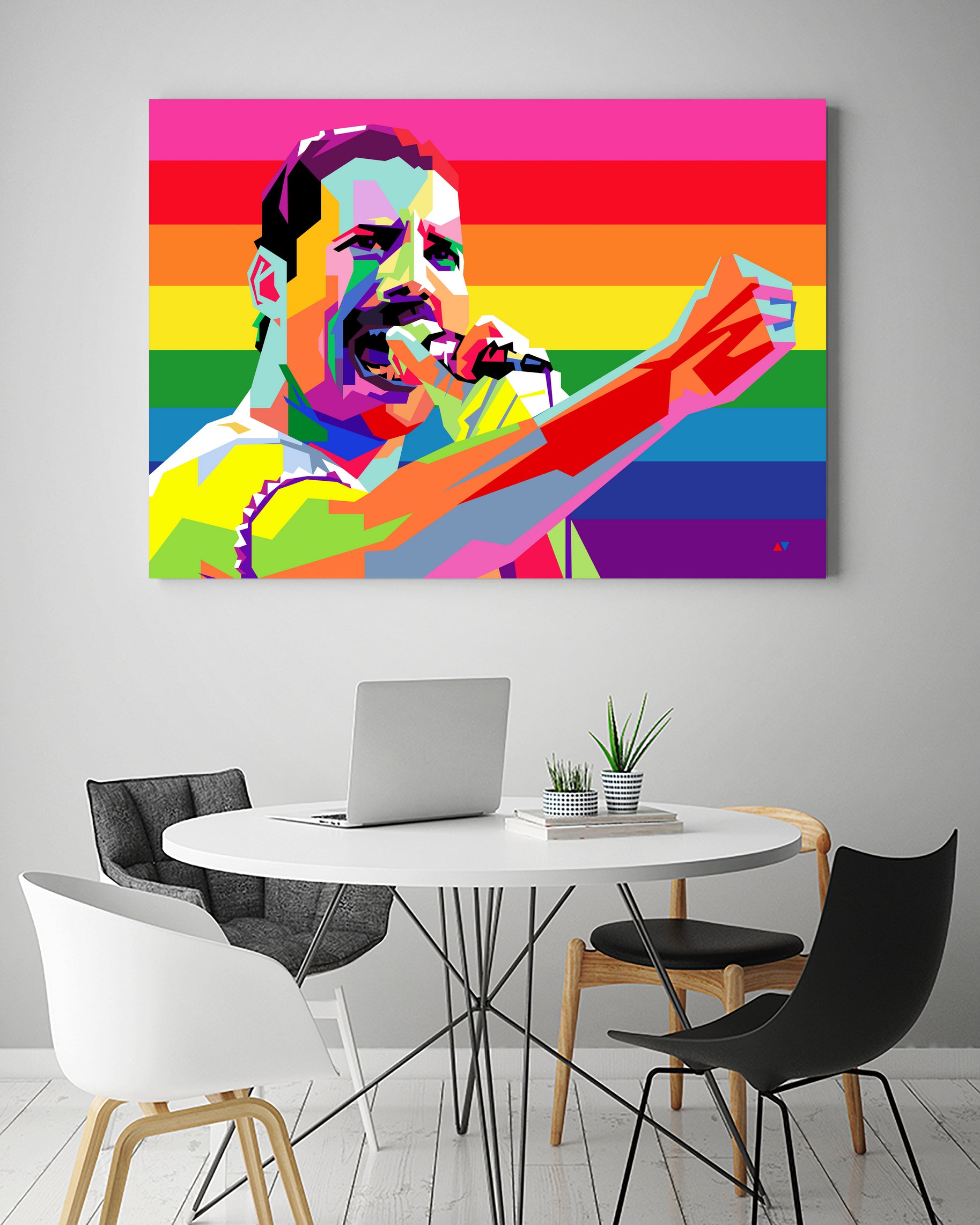 freddy mercury pride by Ahmad Nusyirwan on GIANT ART - yellow digital drawing