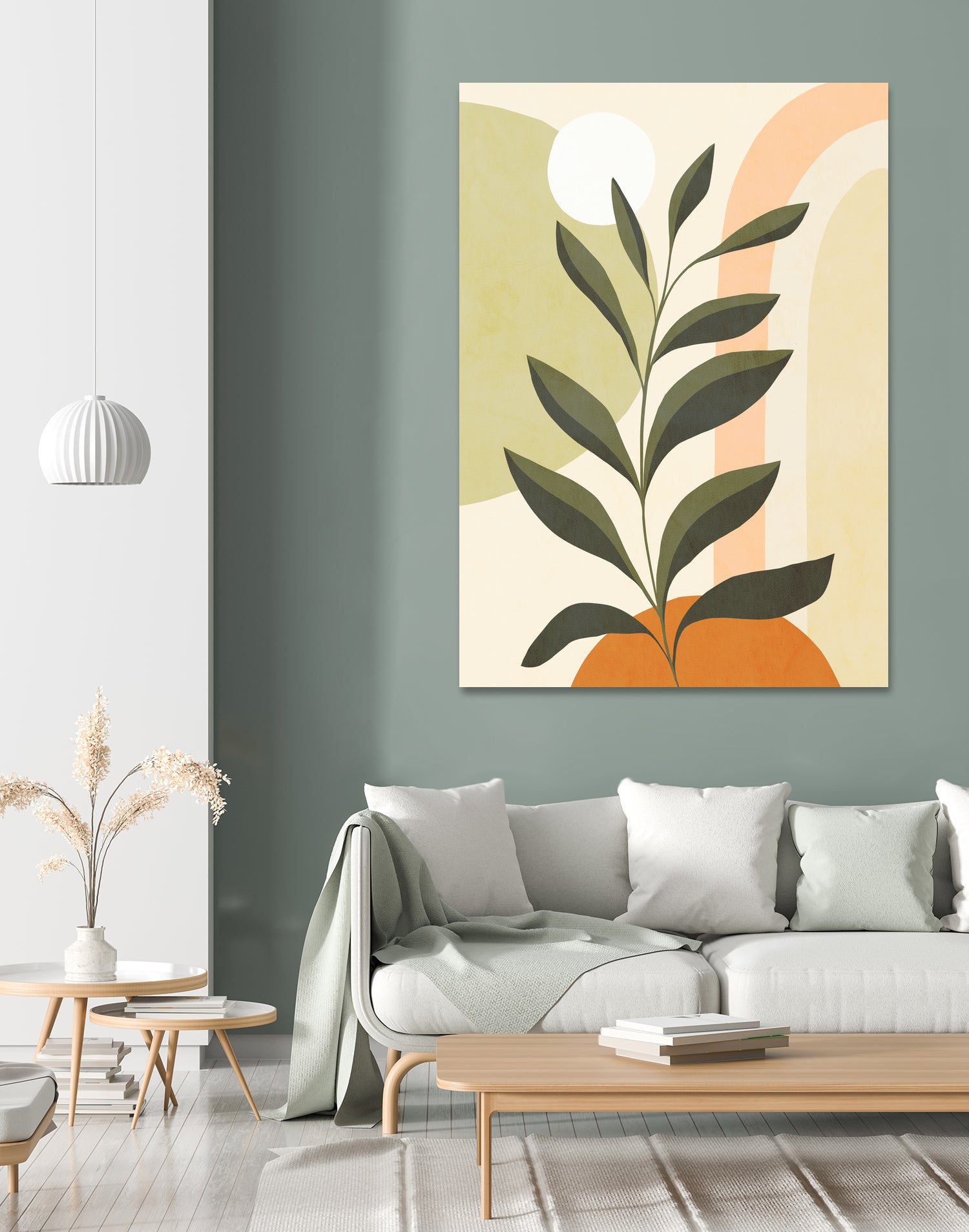 Earthy Tropical Foliage nº1 by Dominique Van Roey on GIANT ART - brown digital drawing