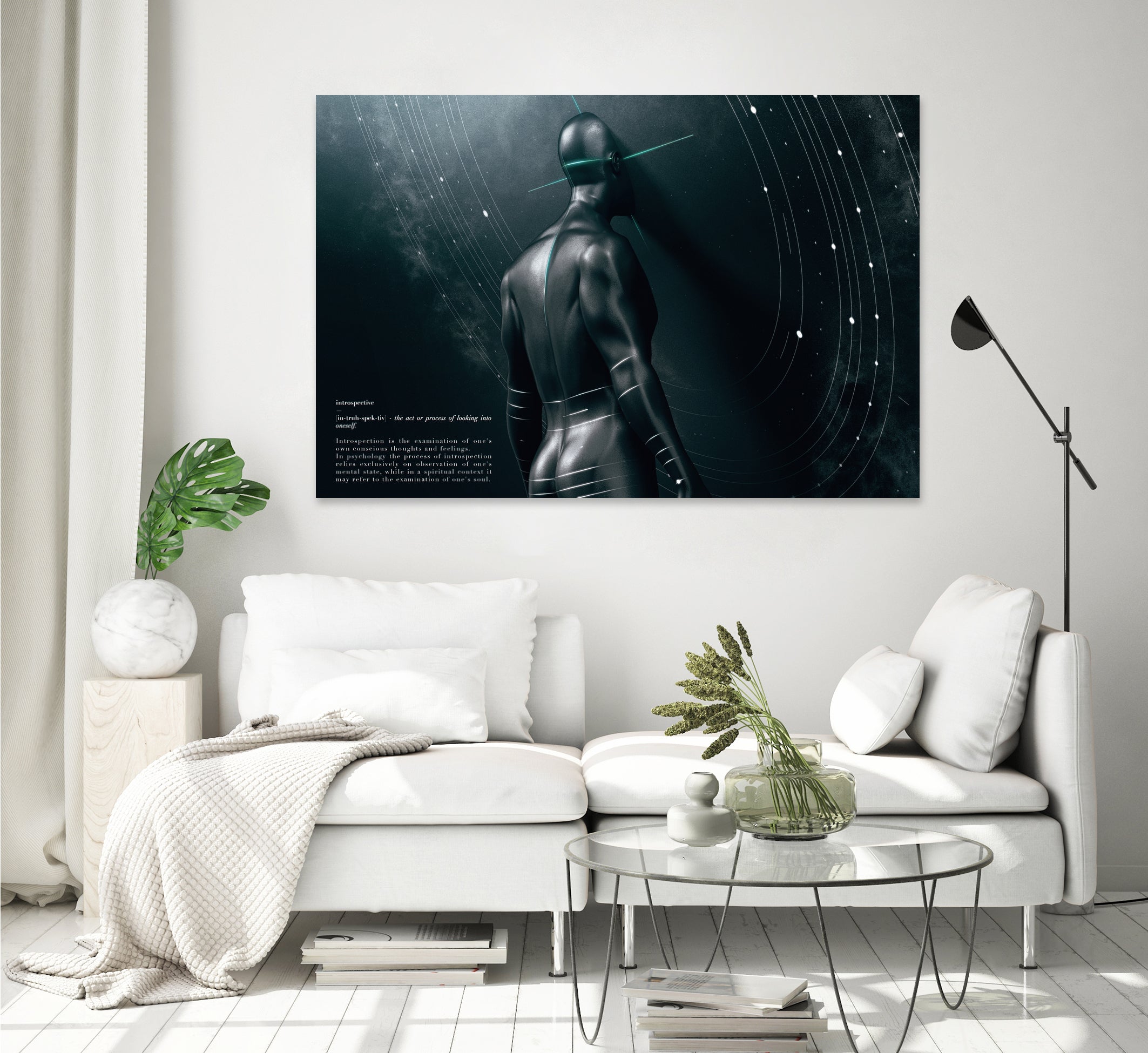 Space Man by Giulio Petrone on GIANT ART - black 3d art