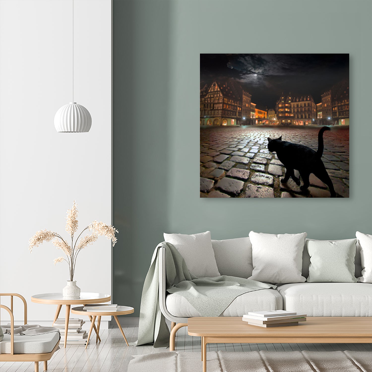 Strasburg's Night by Igor Zenin on GIANT ART - black digital painting