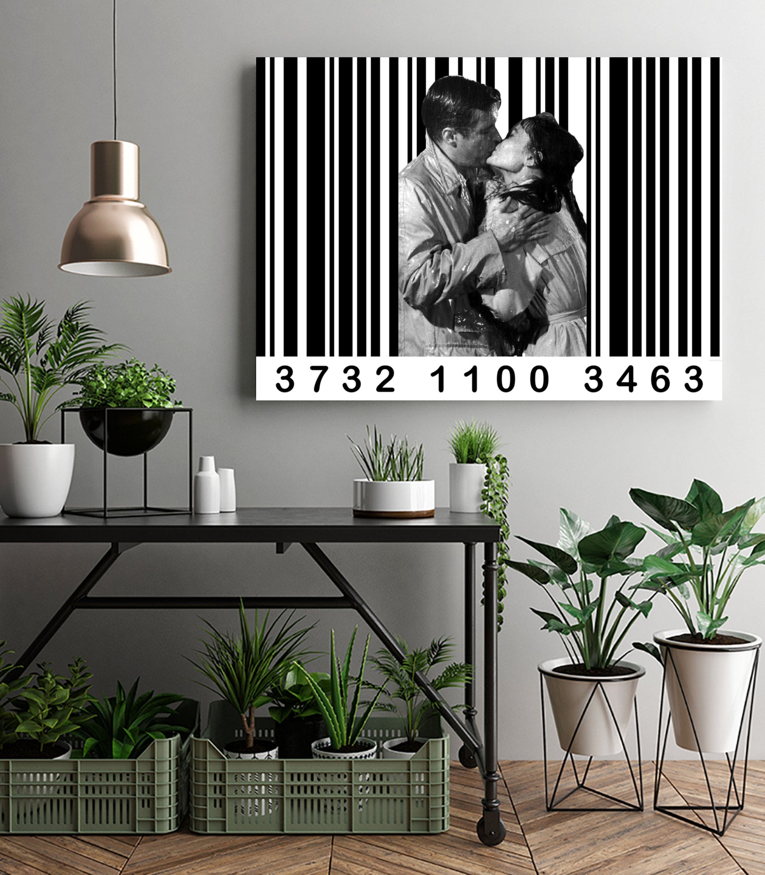 Breakfast at Tiffany's in Barcode by Luigi Tarini on GIANT ART - white photo manipulation