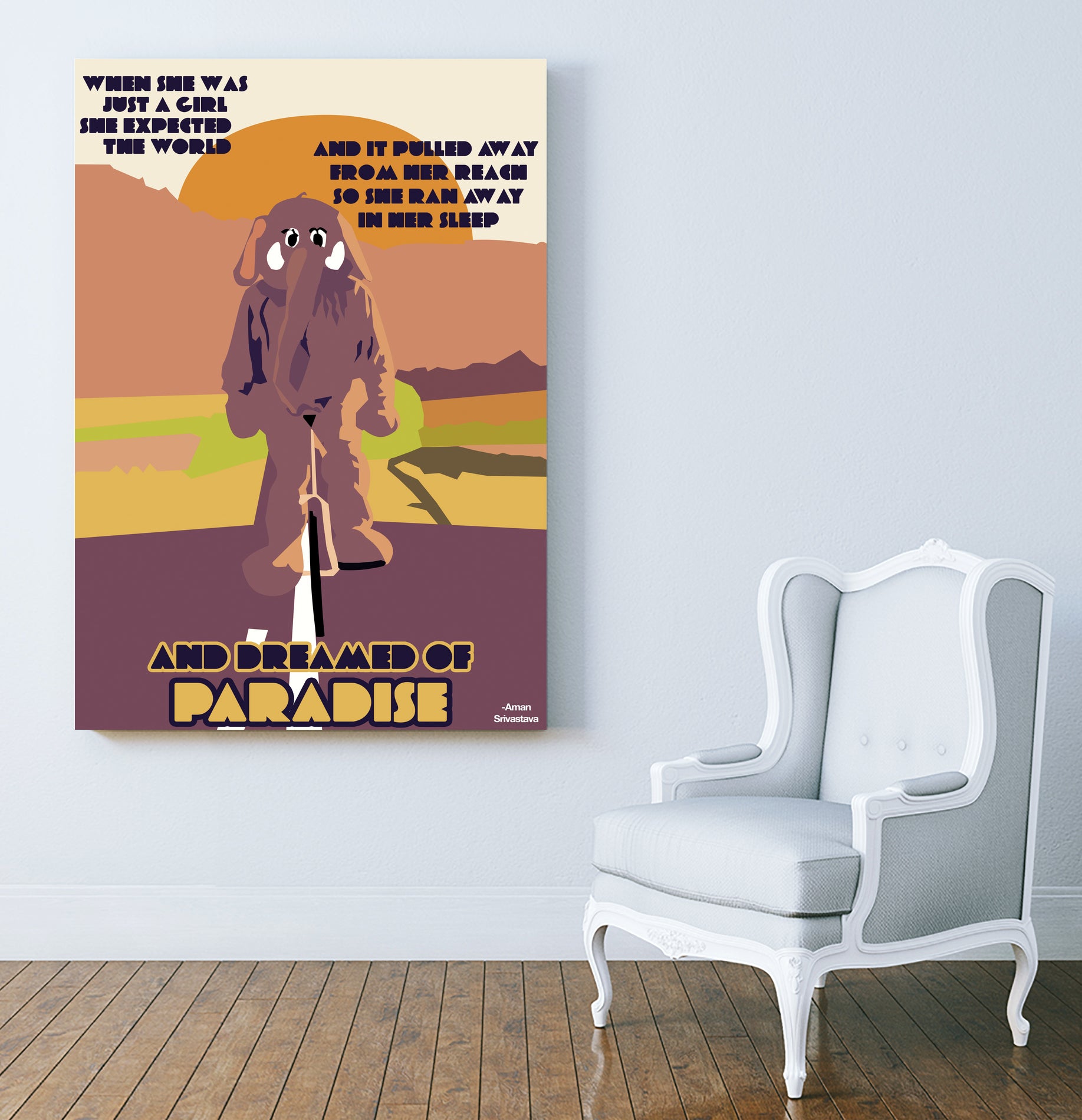 Coldplay- Paradise by Aman Srivastava on GIANT ART - yellow digital drawing