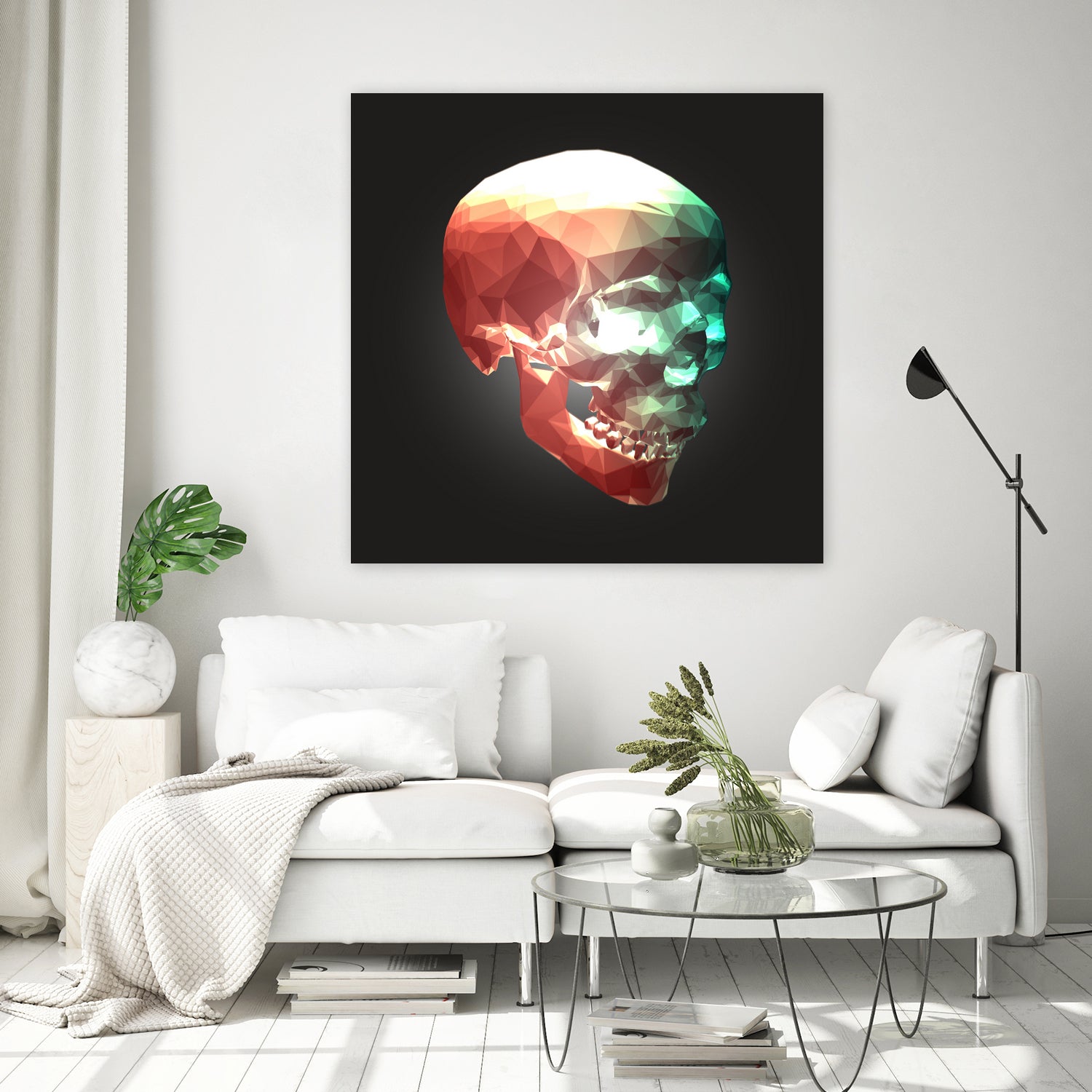 Crystal Skull by Aimer Heinz on GIANT ART - red 3d art