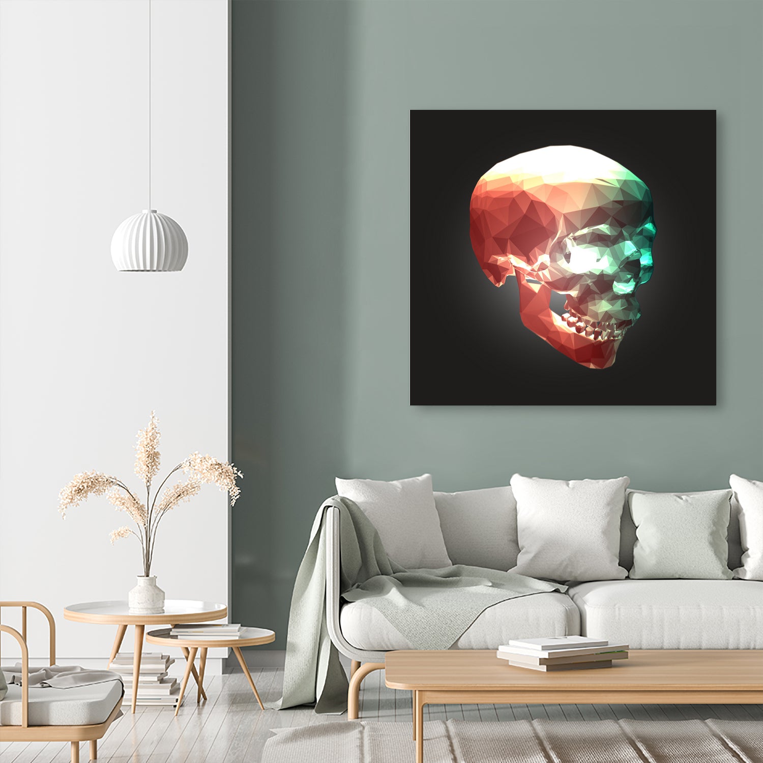 Crystal Skull by Aimer Heinz on GIANT ART - red 3d art