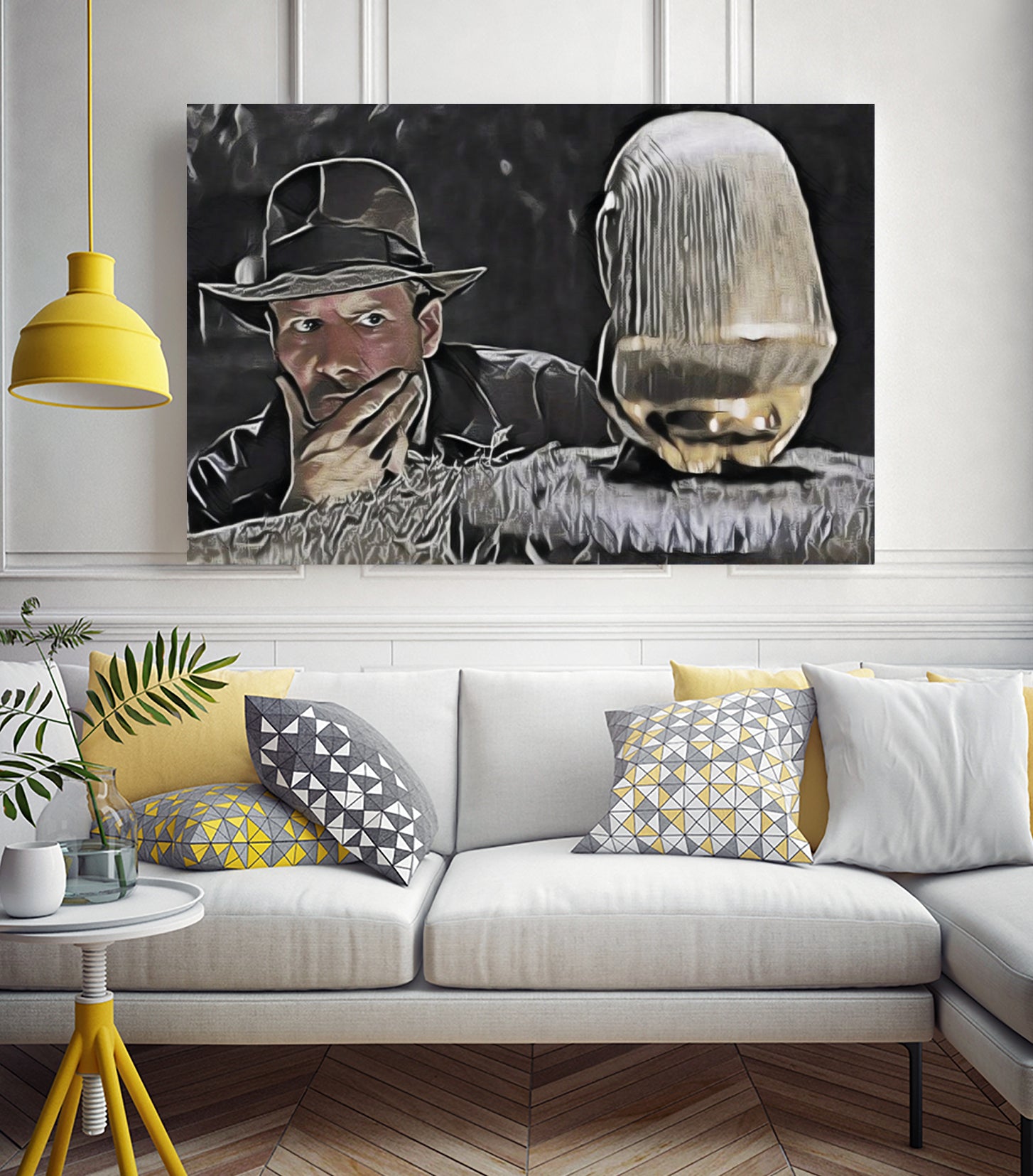 Indiana Jones Surprised Mistery Damned Hidden Treasur by Luis Lonn on GIANT ART - black cartooning