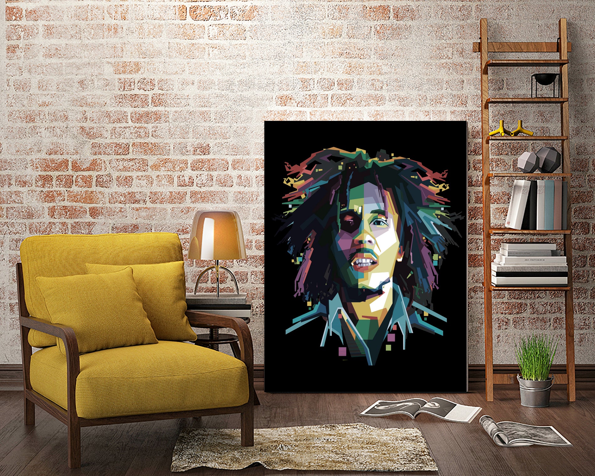 BOB MARLEY by Aan Susanto on GIANT ART - black character design