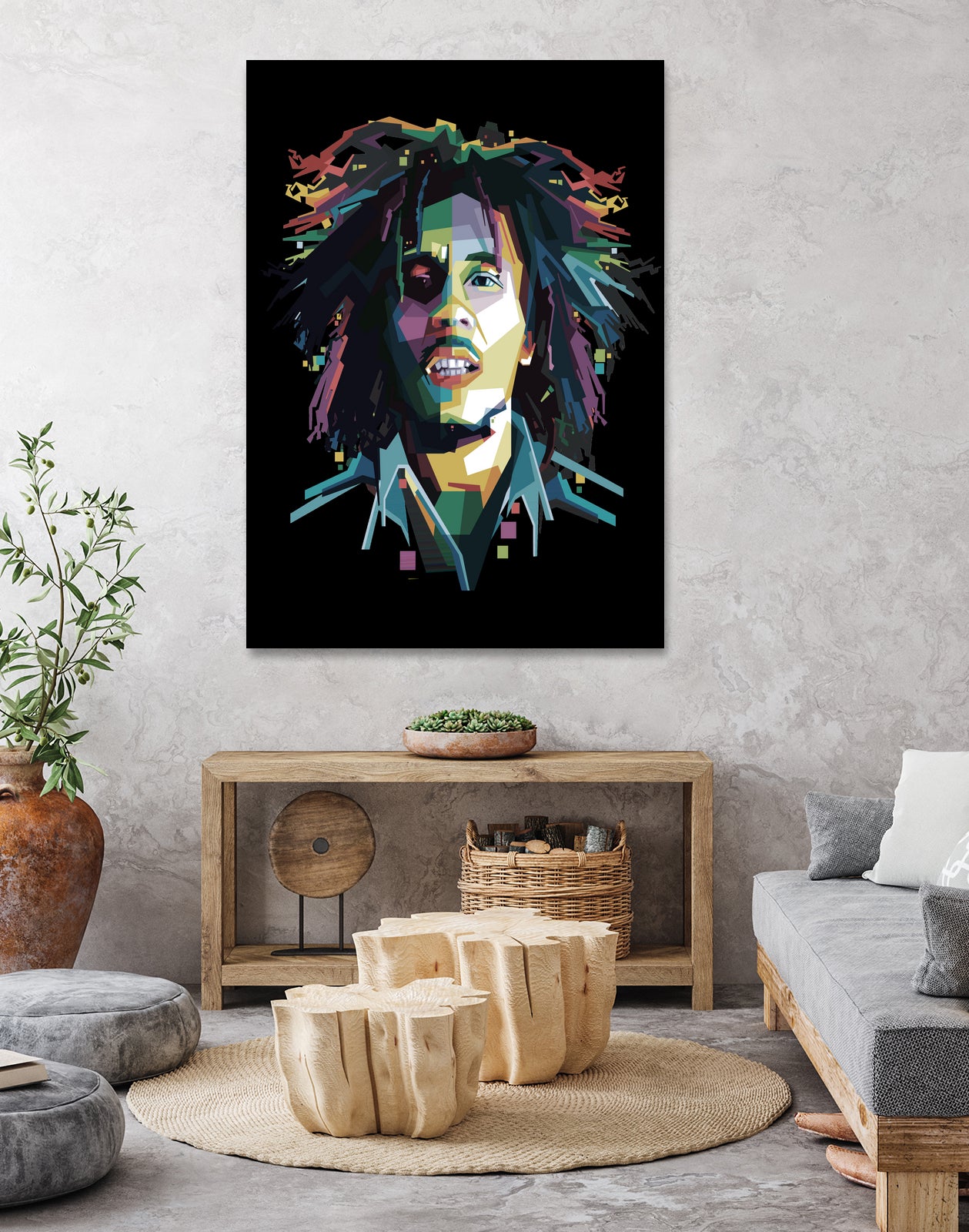 BOB MARLEY by Aan Susanto on GIANT ART - black character design