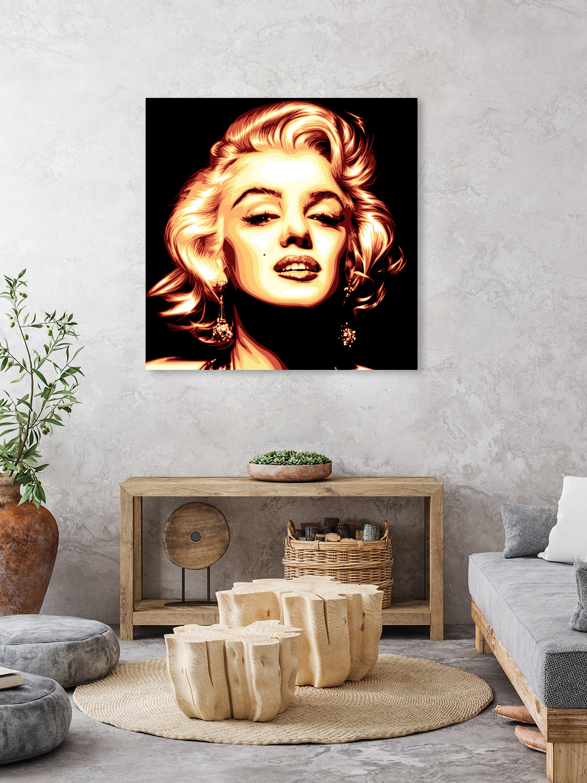Marilyn Monroe by Harun Elibol on GIANT ART - white vector illustration