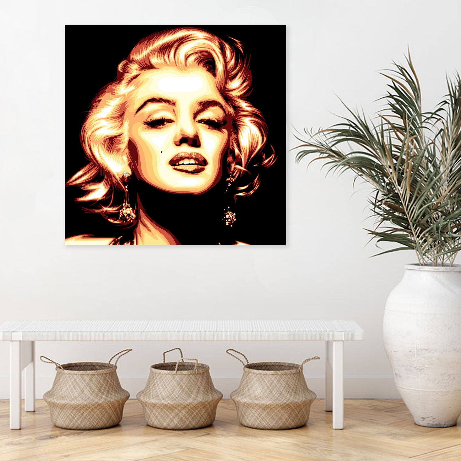 Marilyn Monroe by Harun Elibol on GIANT ART - white vector illustration