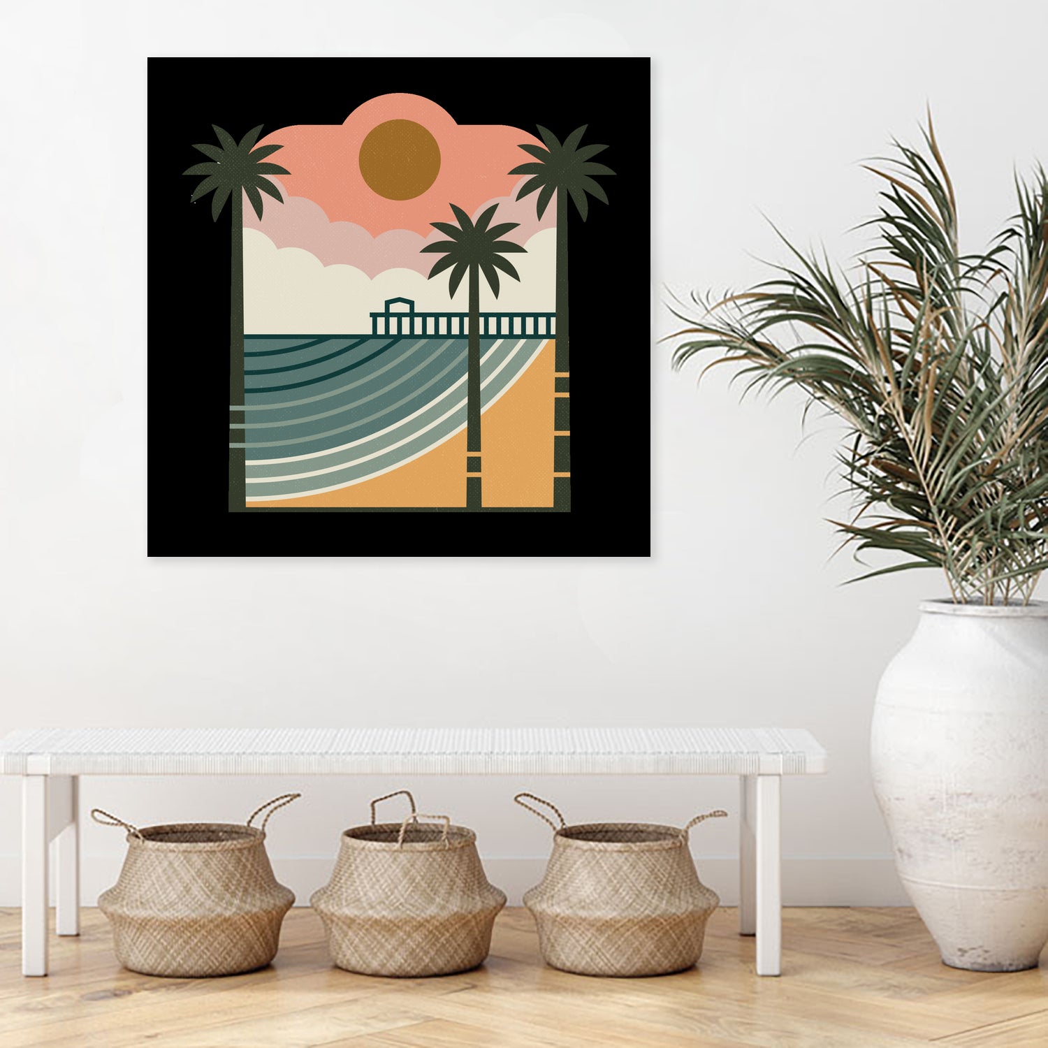 The Pier by Rick Crane on GIANT ART - white digital drawing