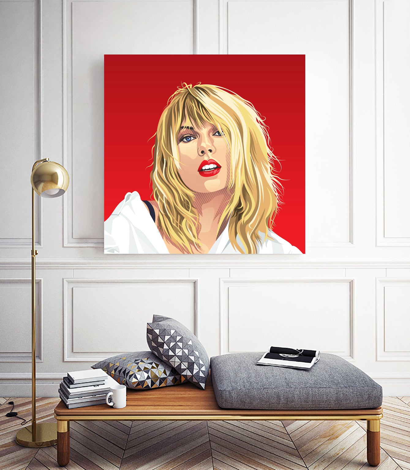 Taylor Swift RED by Laksana Ardie on GIANT ART - red photo illustration