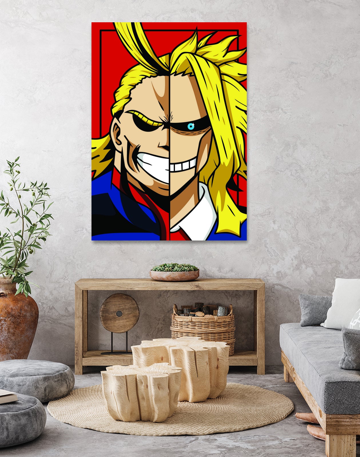 ALL MIGHT My Hero Academia by Muhamat Azmi Muna on GIANT ART - white character design